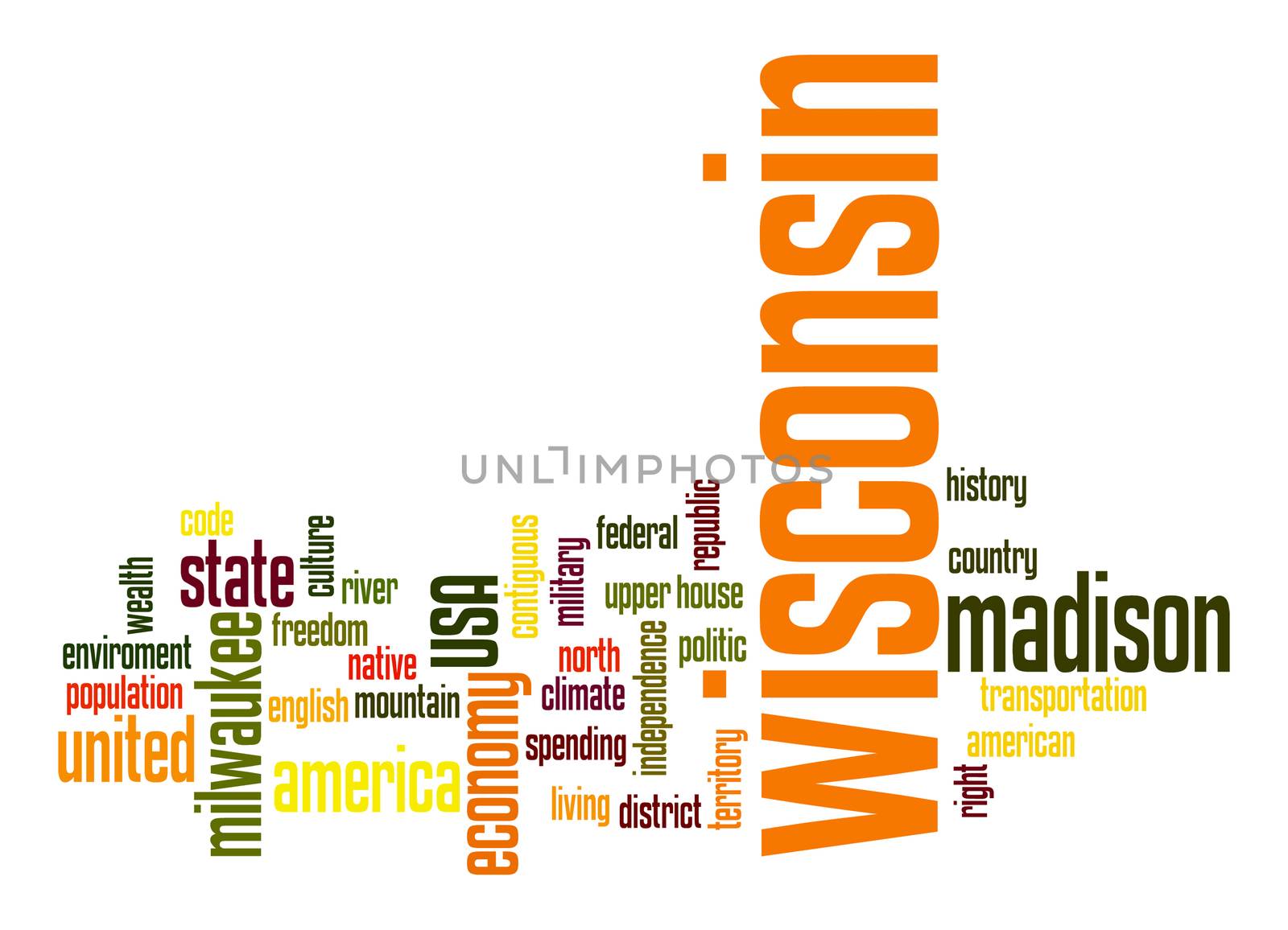 Wisconsin word cloud