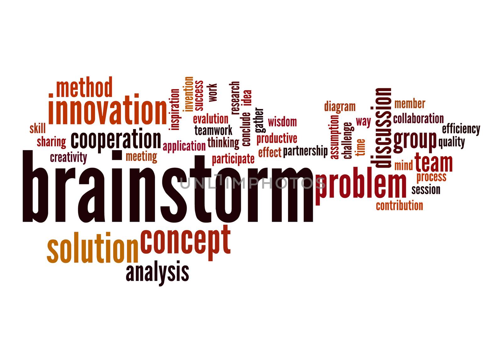 Brainstorm word cloud