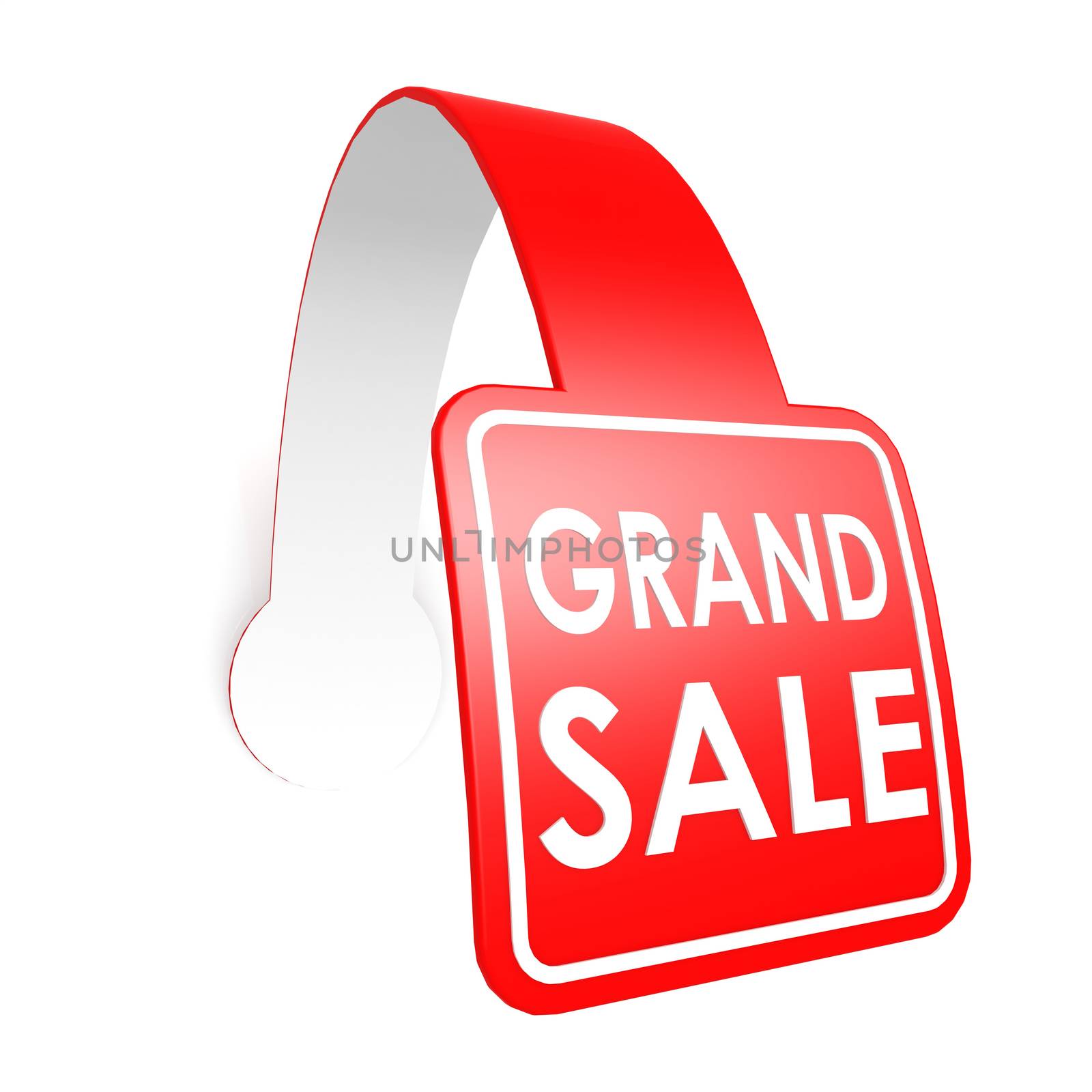 Grand sale hang label