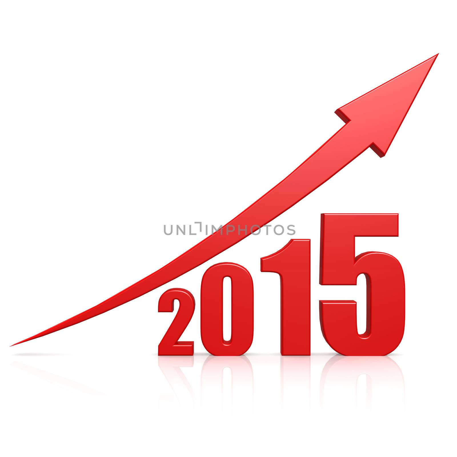 2015 growth red arrow