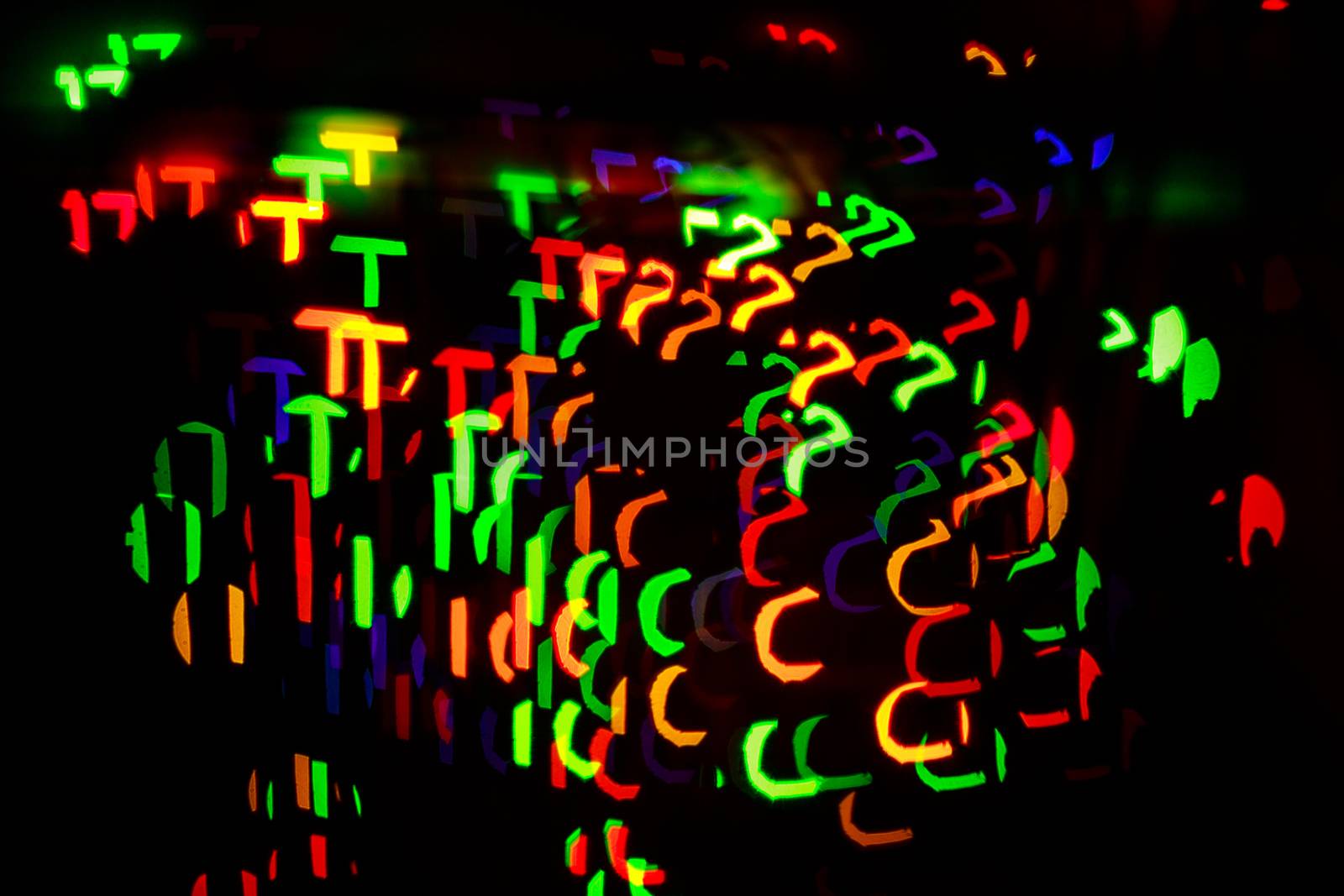 Abstract colorful background defocus shot close up for the holidays