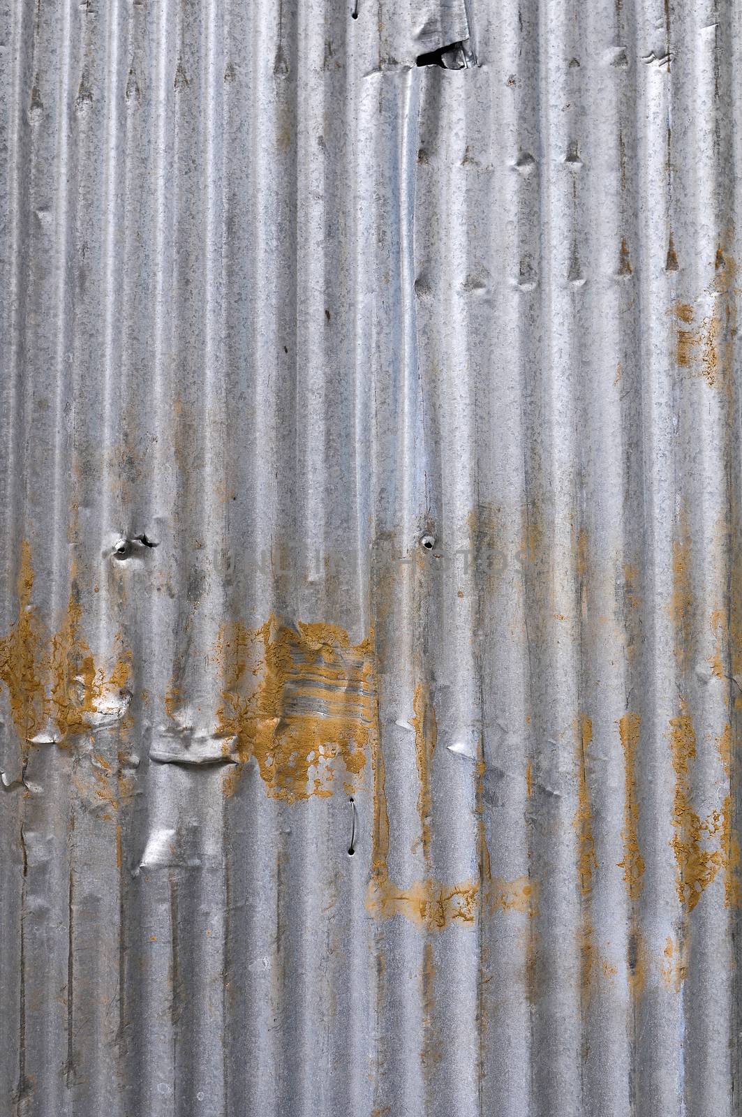 galvanized iron roof ,large tin background 