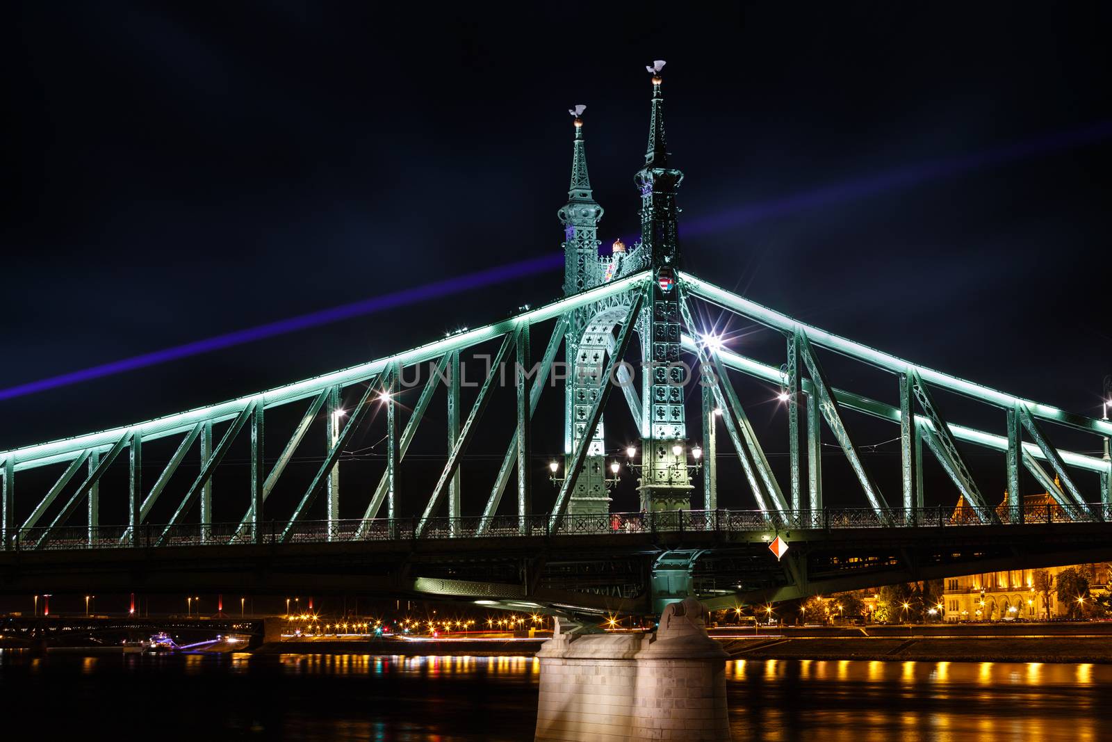  The Freedem bridge in Budapest by Roka