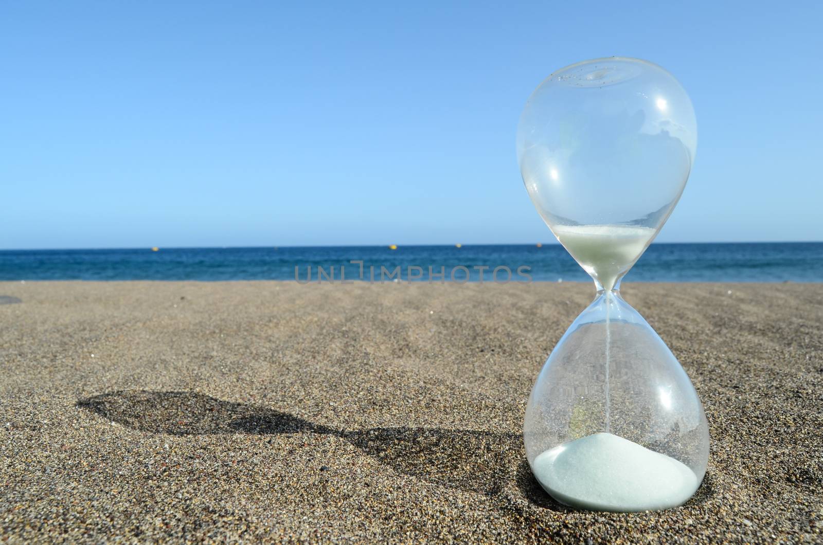 Hourglass on a Beach by underworld