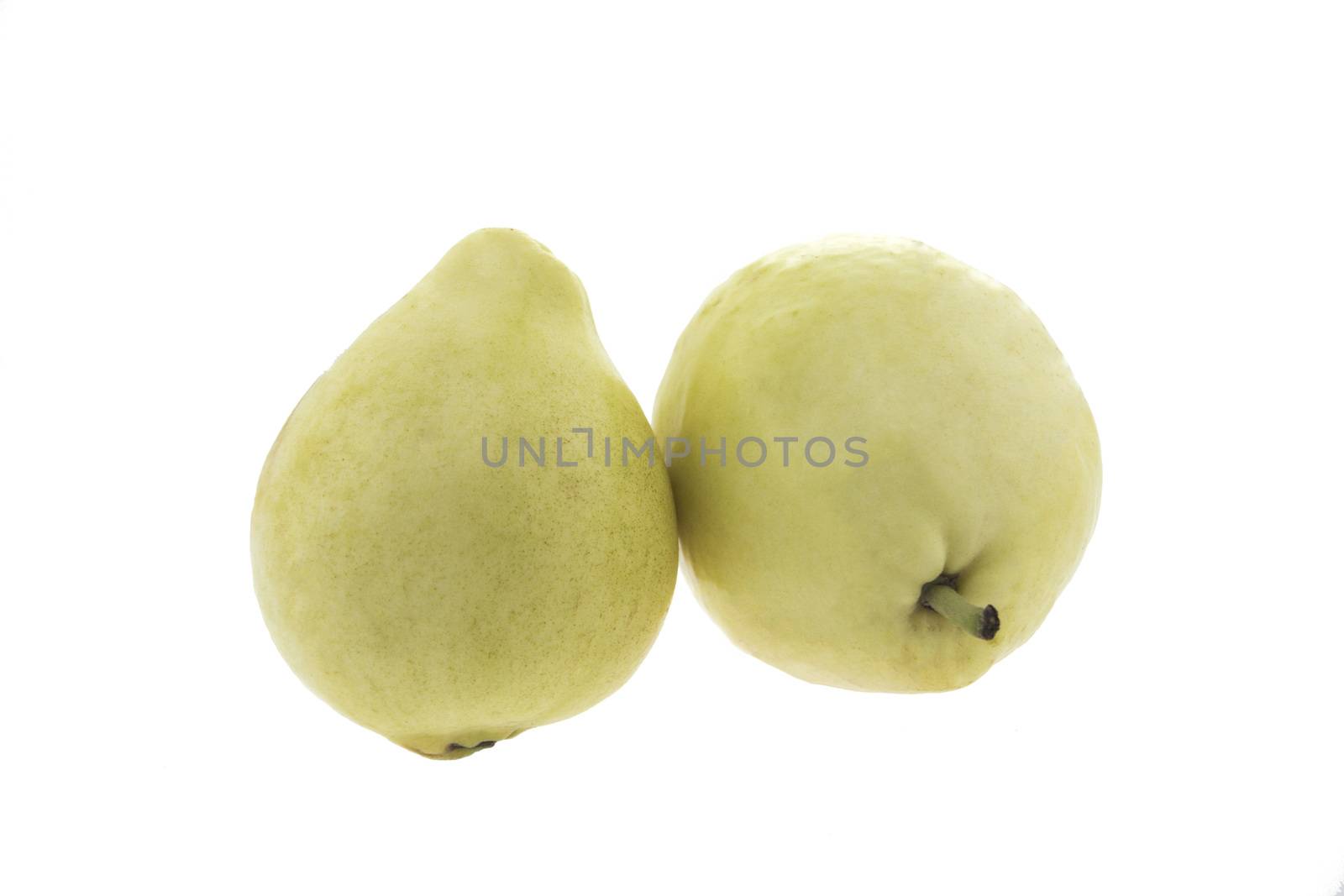 Healthy and organic food concept. Fresh Guava fruit isolated on white background.