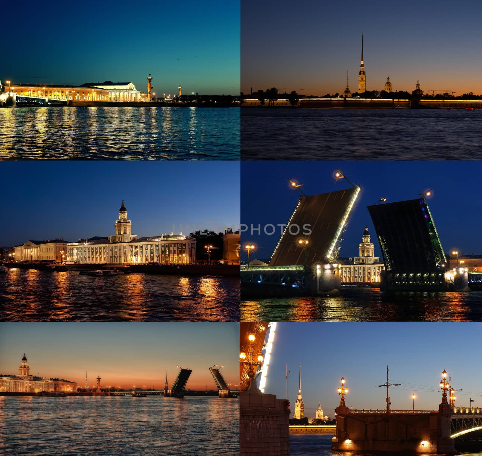 White Nights in St. Petersburg. Russia.