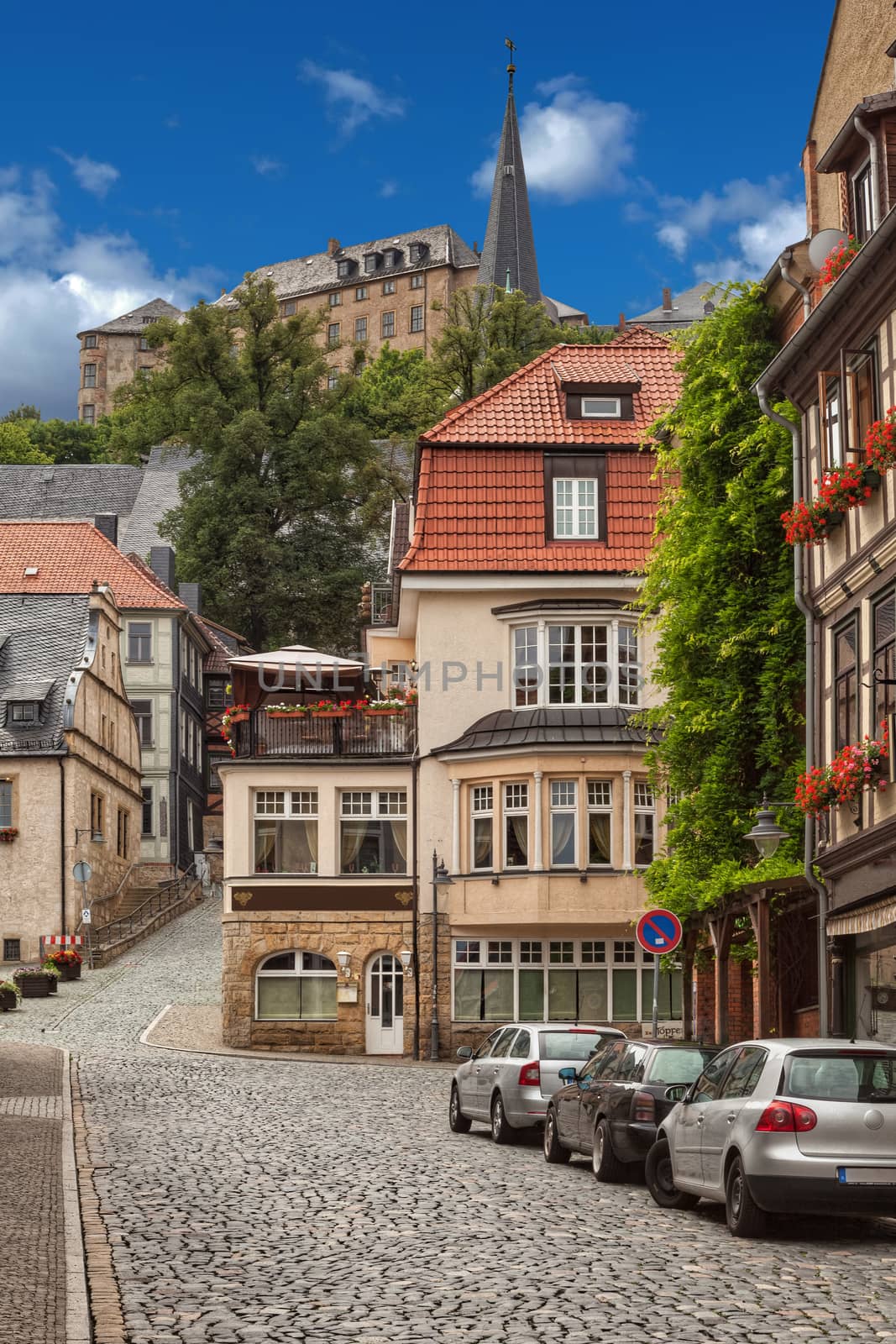 View at saxony town Blankenburg