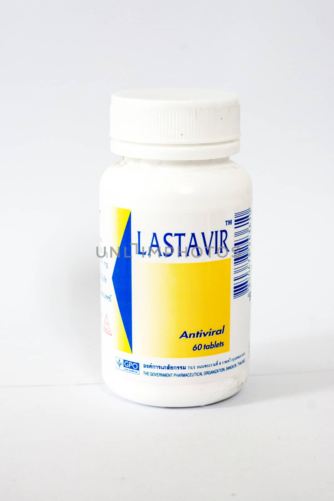 another package of Lastavir from GPO Thailand,shallow focus