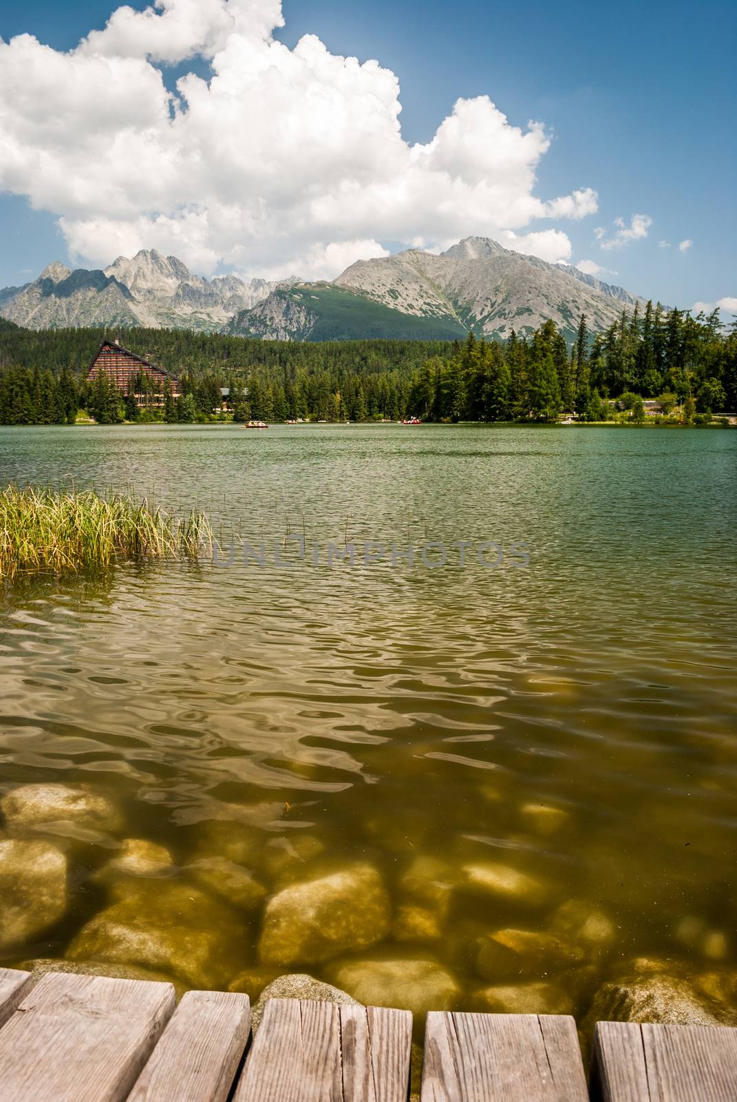 Strbske Pleso in High Tatras Mountains