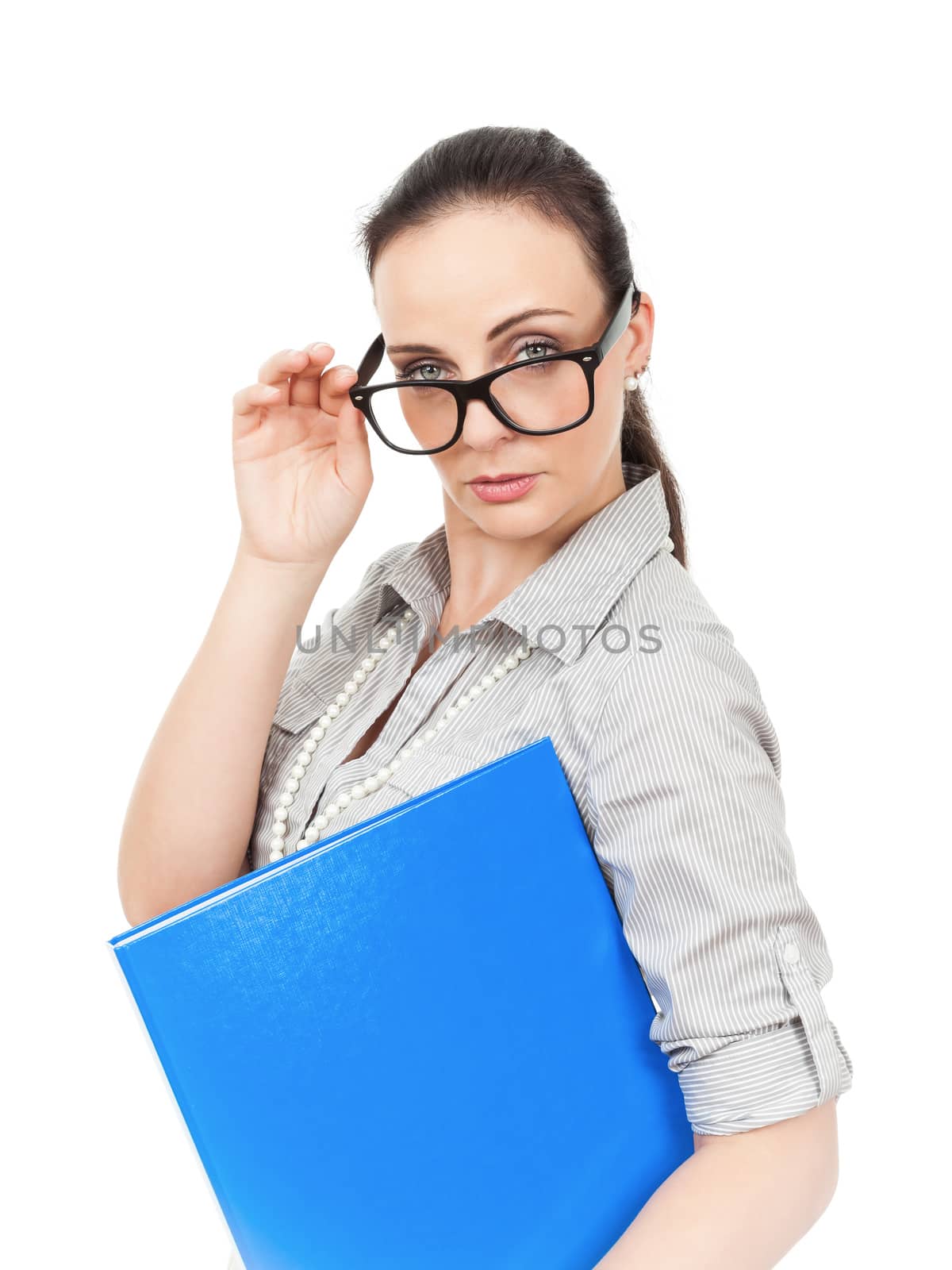 An image of a business woman with glasses