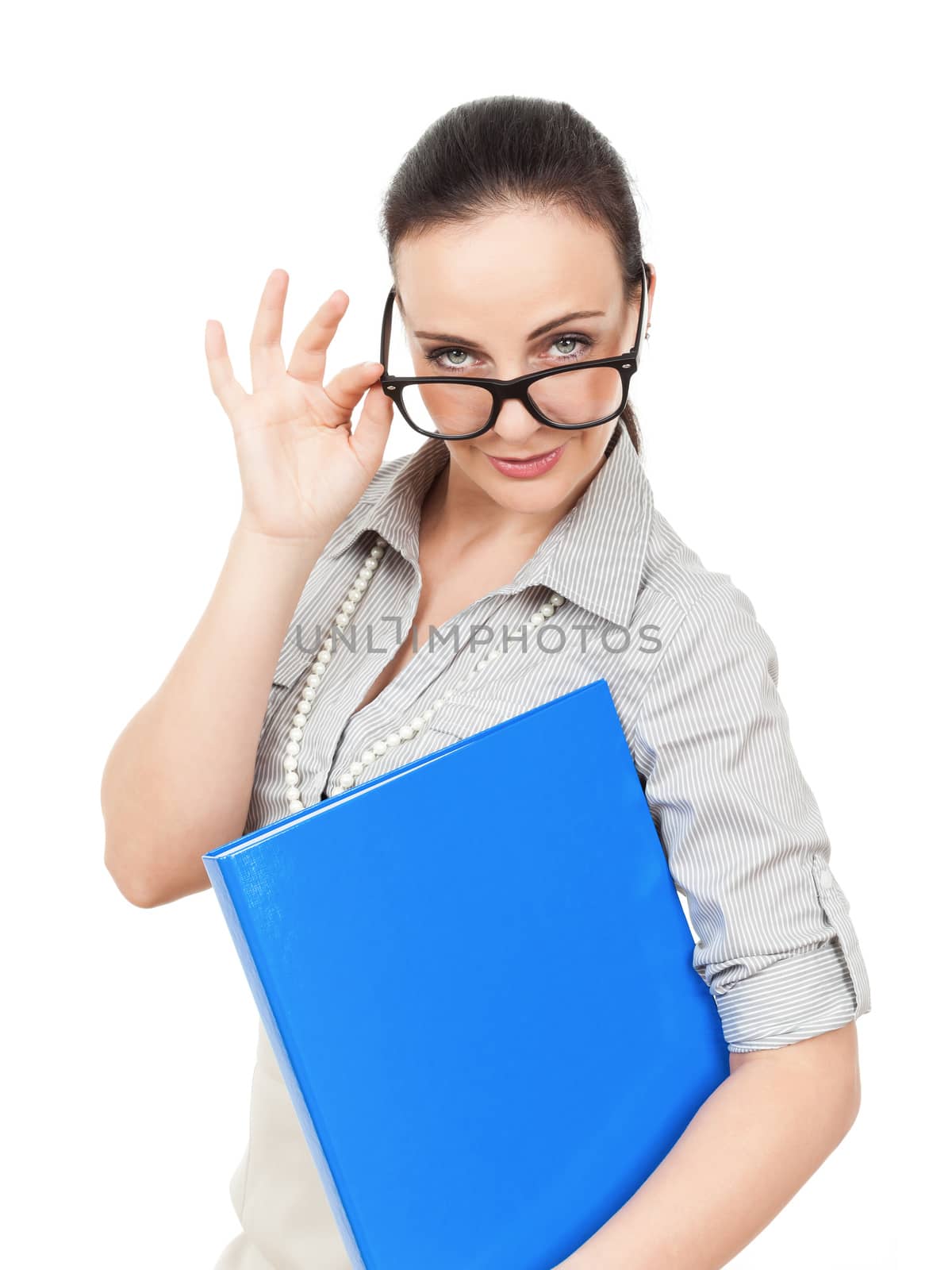 An image of a business woman with glasses