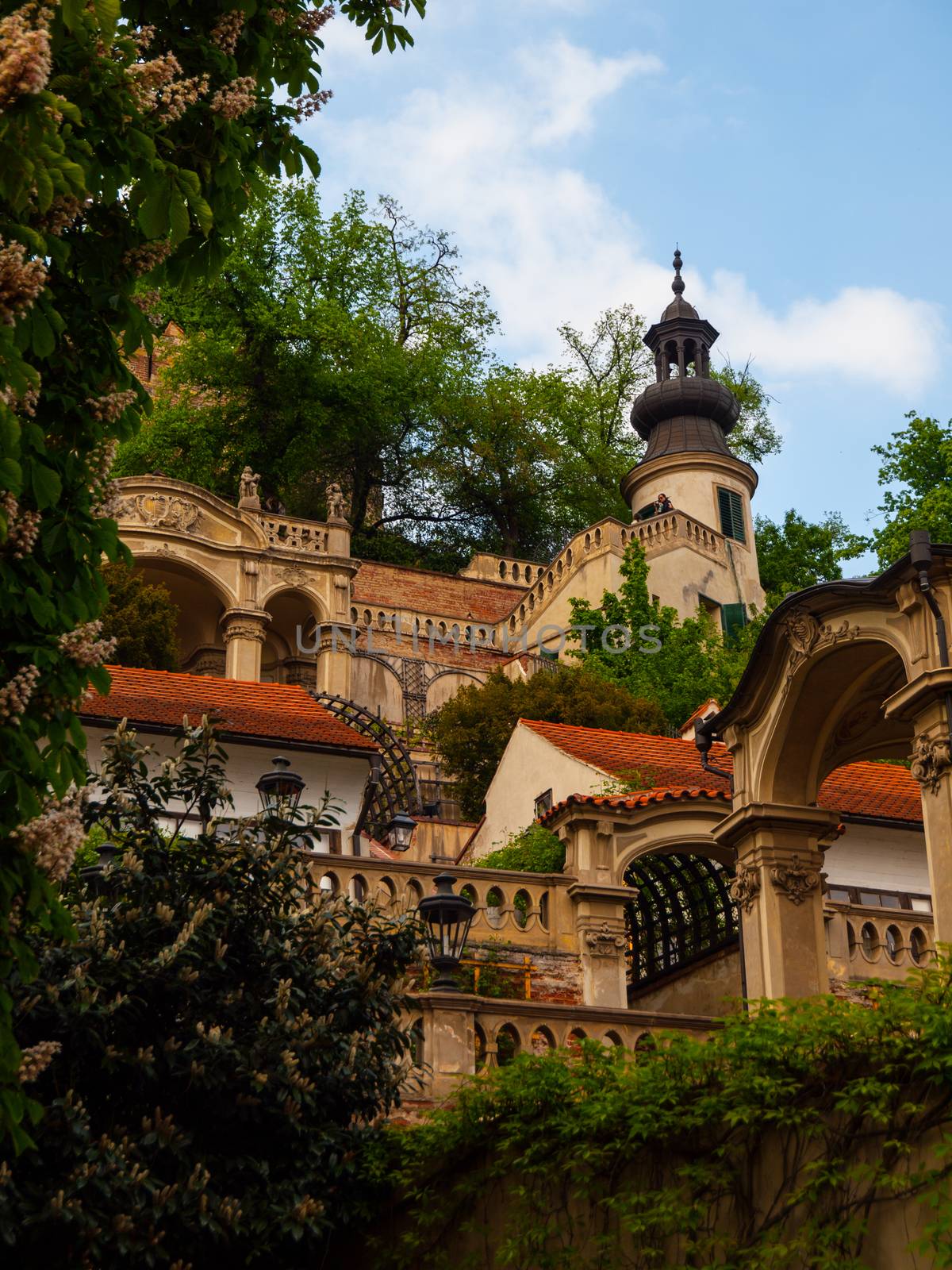 Baroque garden terraces under Prague Castle (Czech Republic)