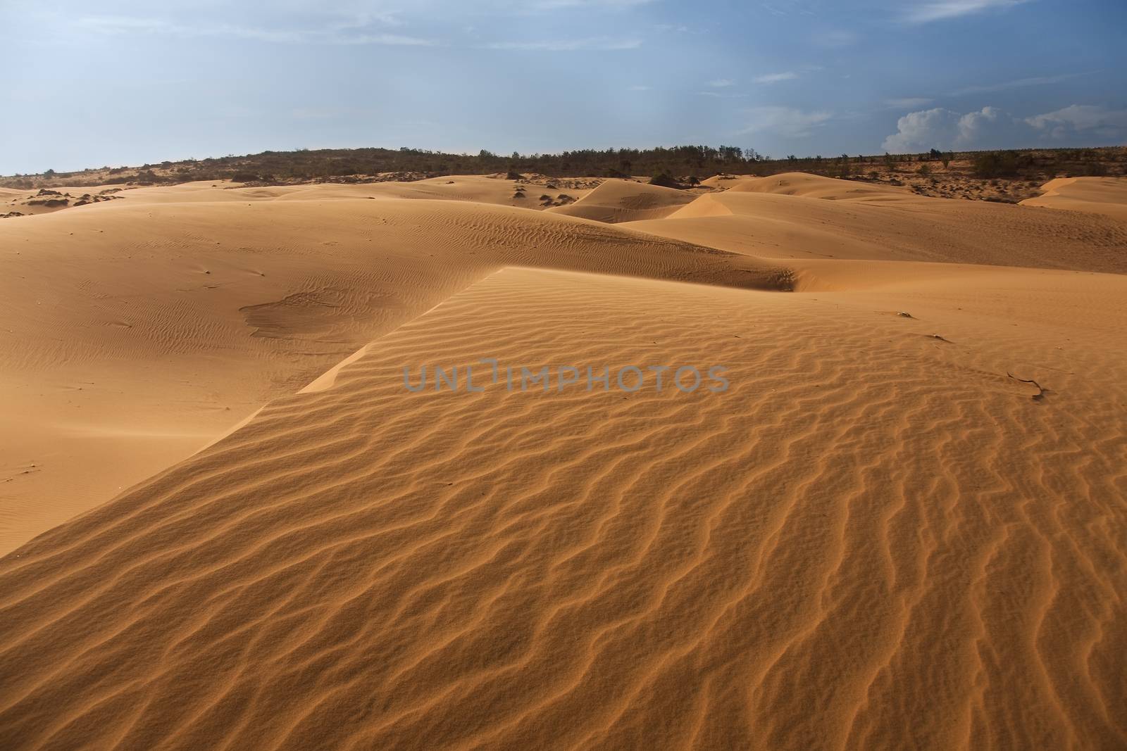 Red sand dune in Mui ne, Vietnam