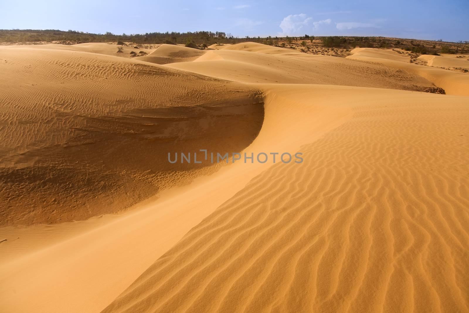 Red sand dune in Mui ne, Vietnam
