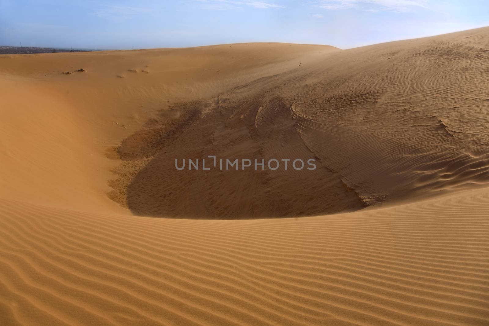 Red sand dune in Mui ne, Vietnam by foryouinf