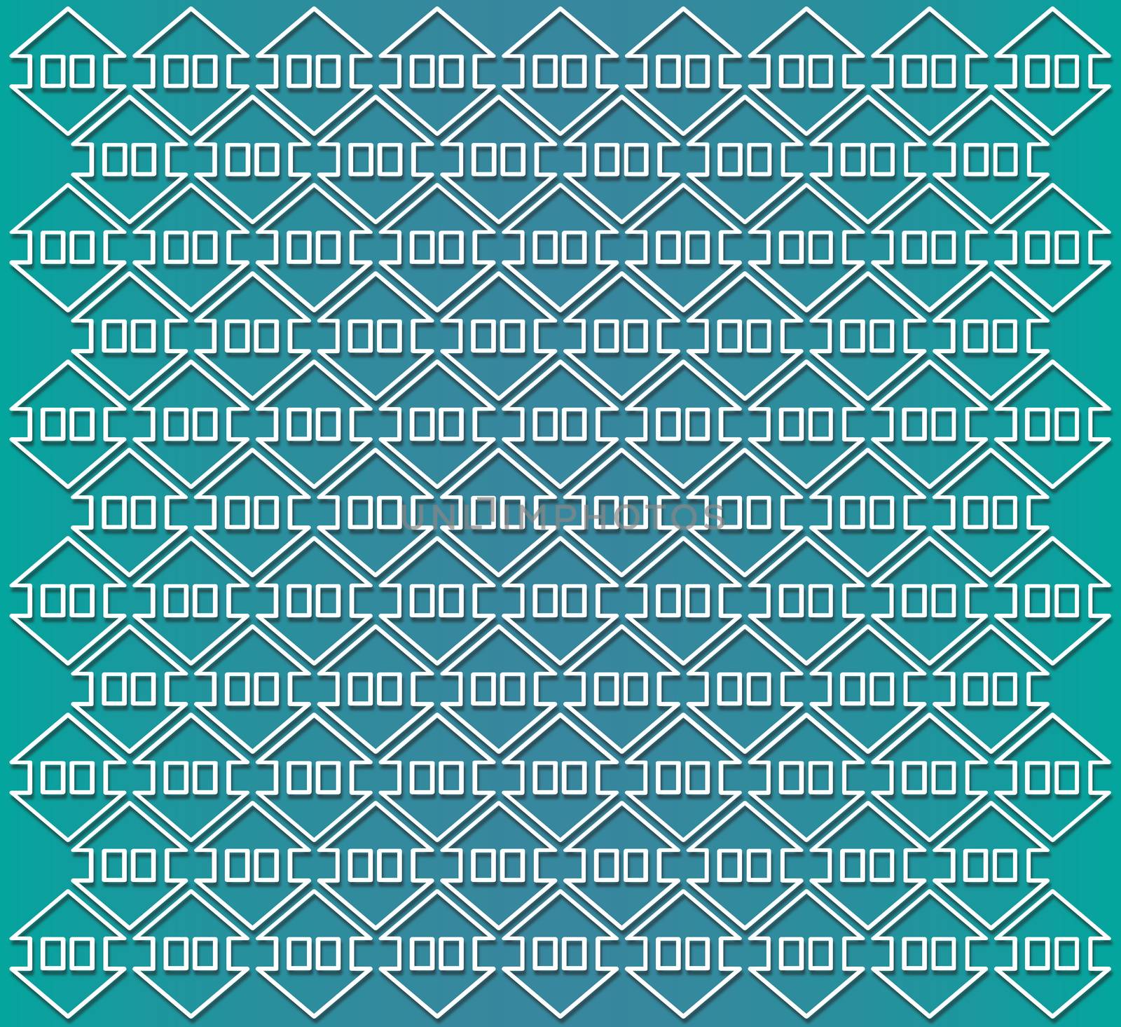 emerald green background or fabric abstract white line pattern