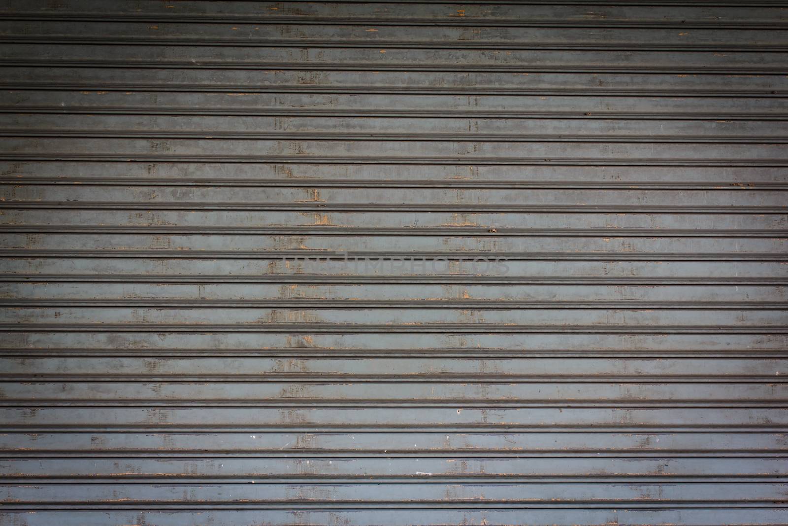 Background Detail of texture metal door Corrugated Iron Panelling