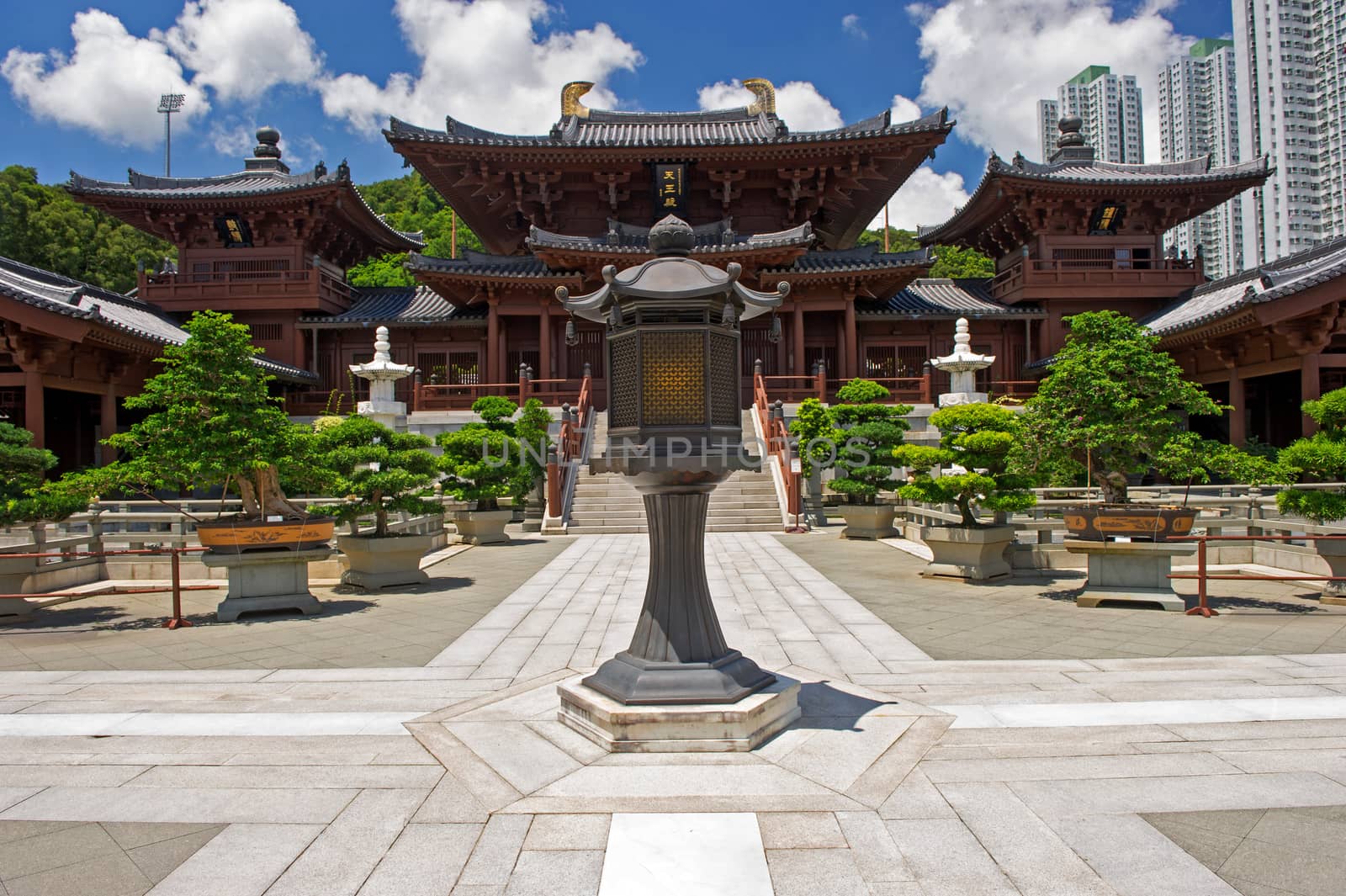 Chi lin Nunnery, Tang dynasty style Chinese temple, Hong Kong by think4photop