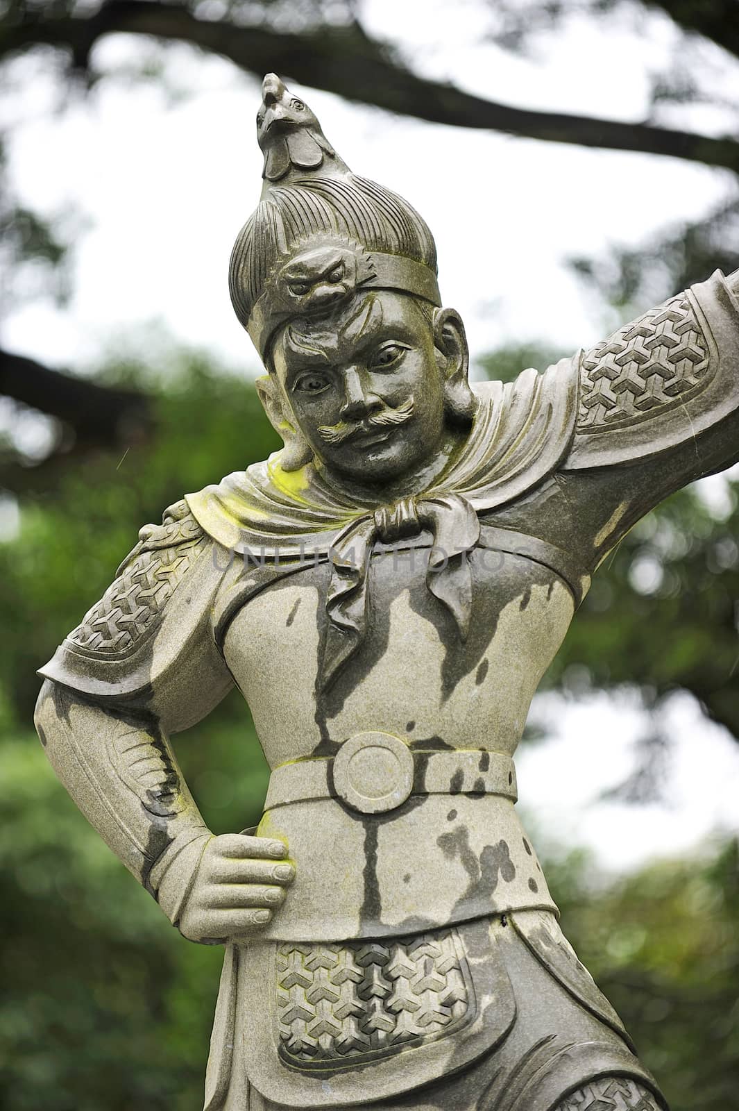 sculpture near "Big Buddha" in Hong Kong by think4photop