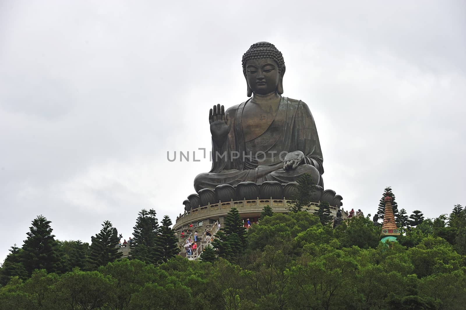 Tian Tan Buddha - The worlds's tallest outdoor seated bronze Bud by think4photop