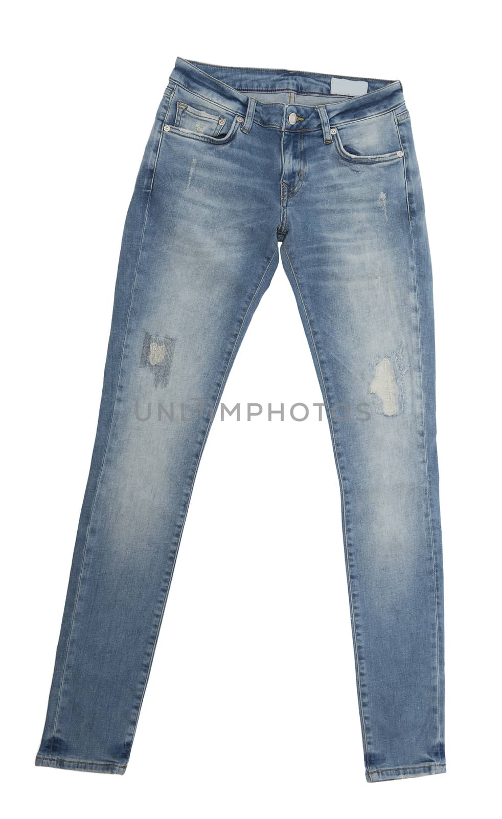 Blue Jeans isolated on white background