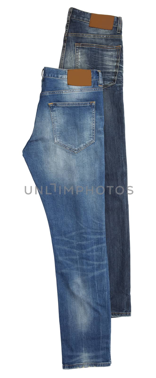 Two pair of blue jeans by gemenacom