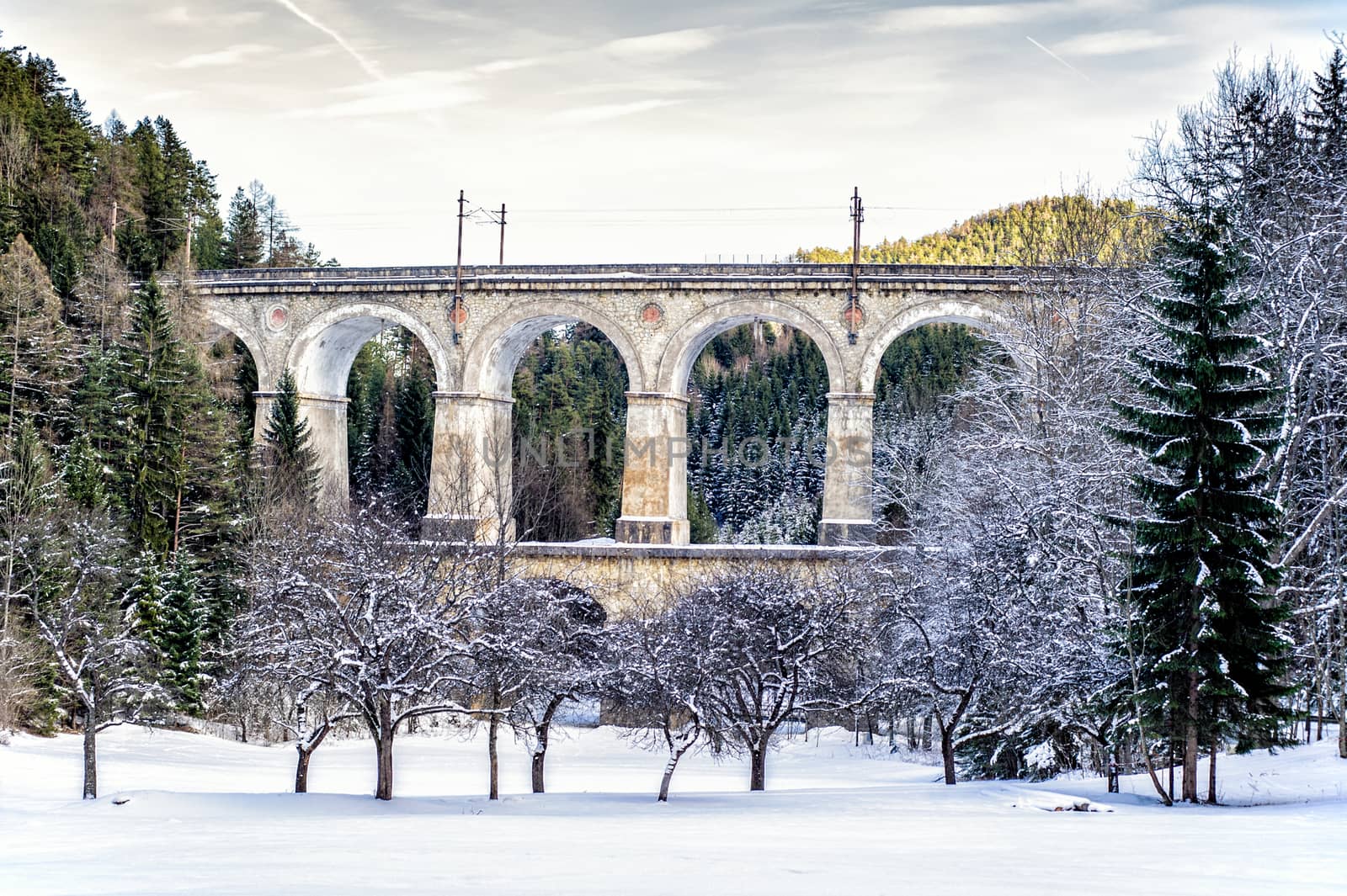 Ancient Viaduct in Lower Austria by tepic