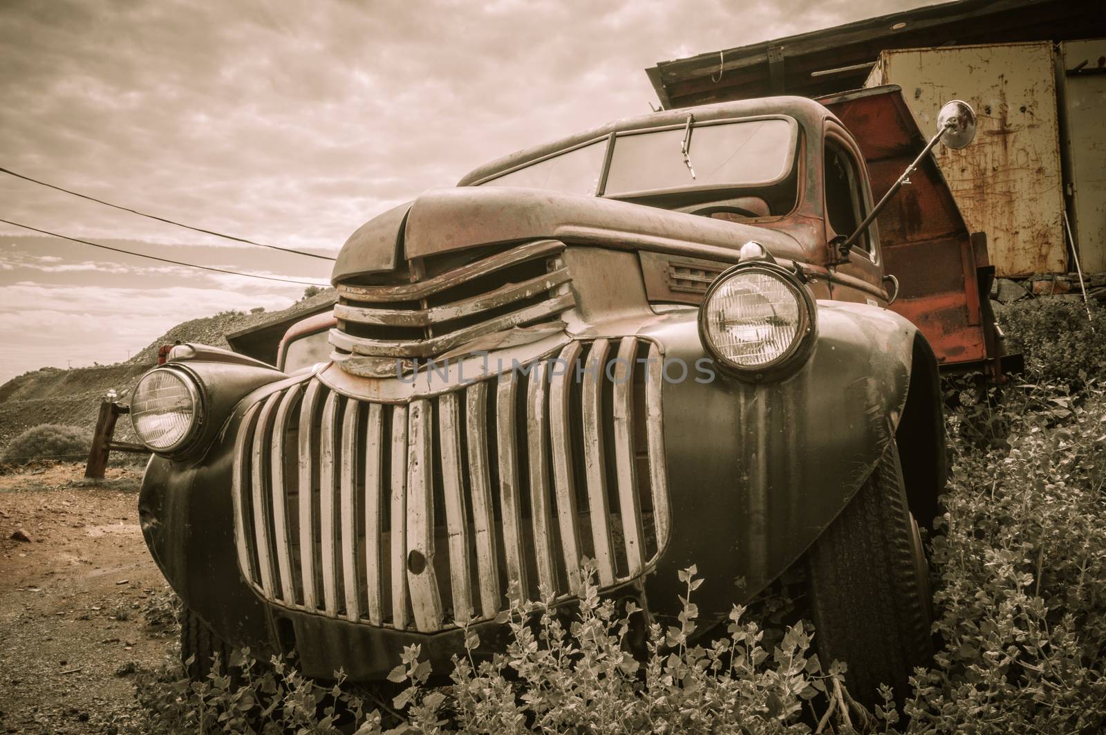 old Truck Jerome Arizona Ghost Town by weltreisendertj