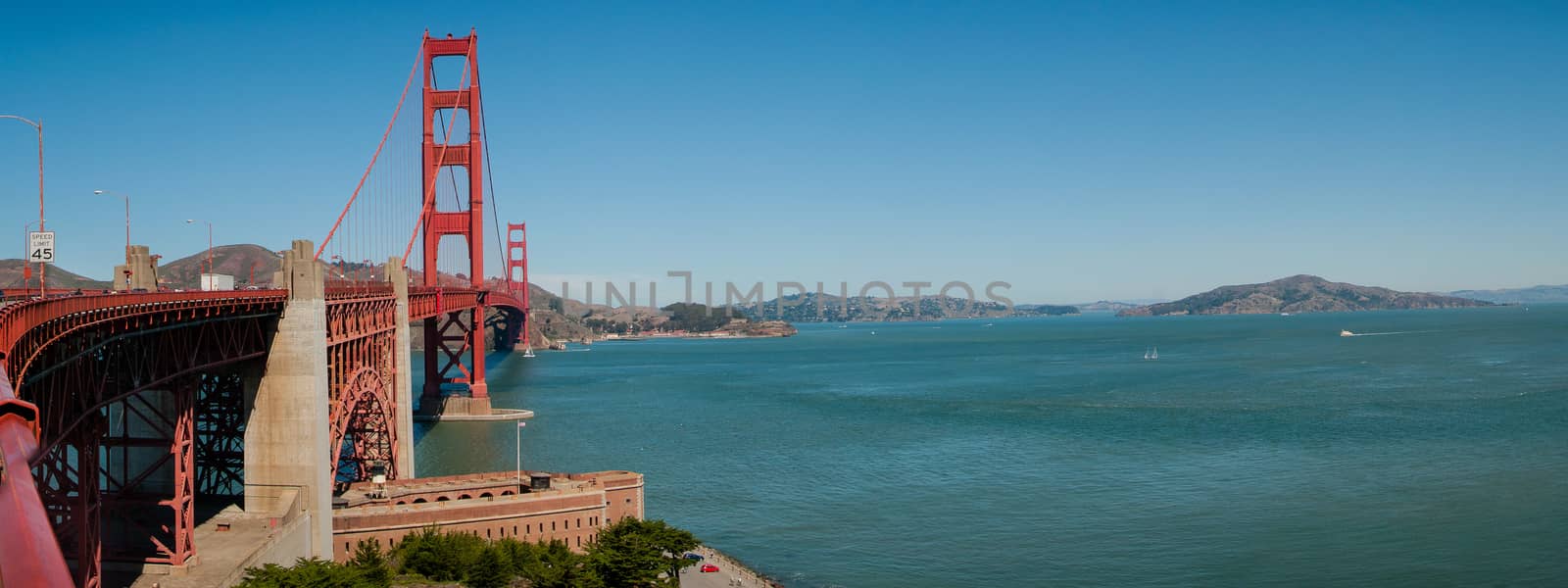 Golden Gate Bridge in San Francisco, California, USA 2013