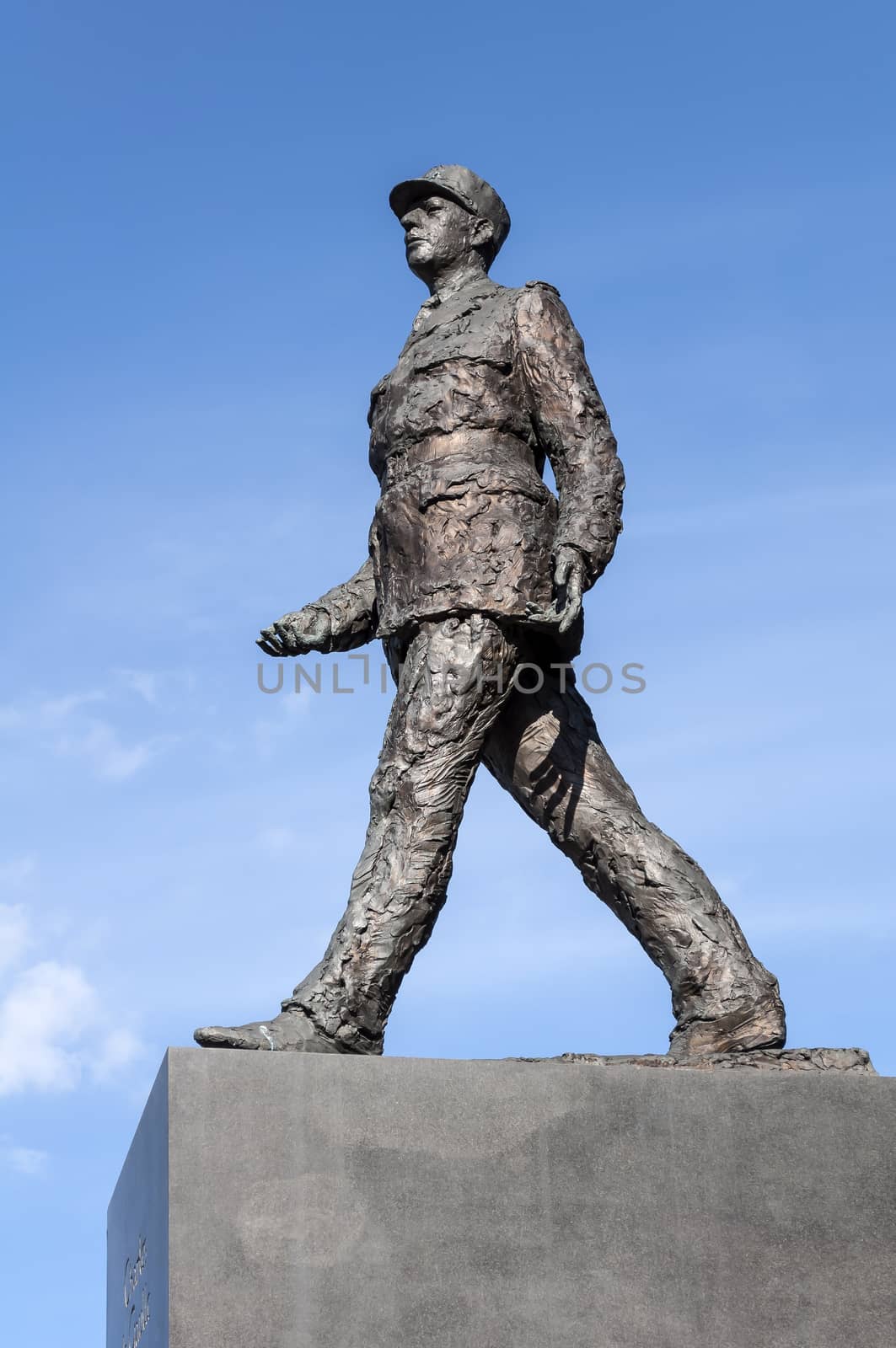 Monument to French President Charles De Gaulle.