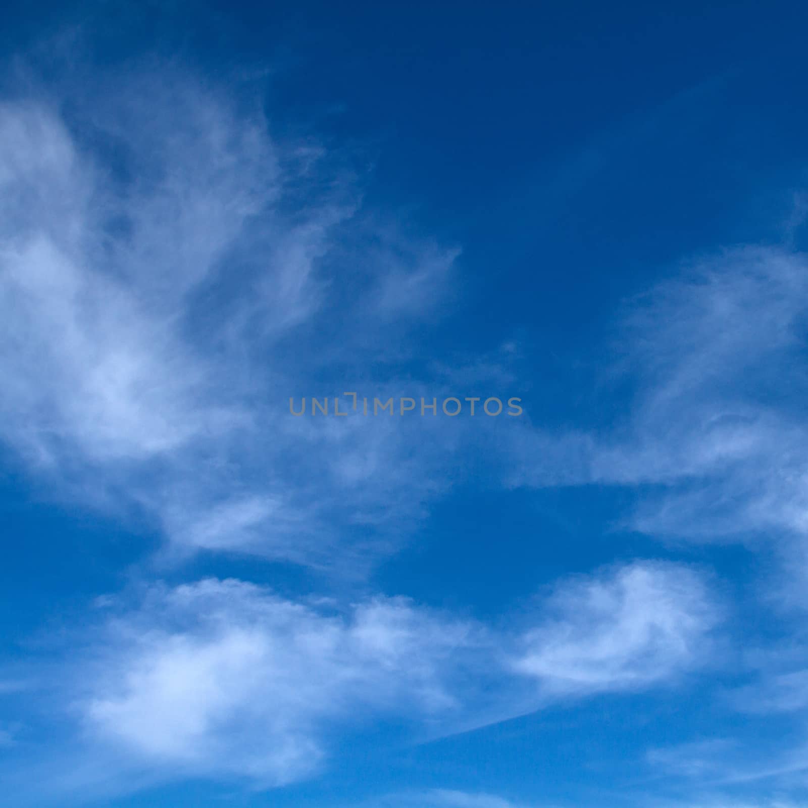 View white cloud with blue sky background