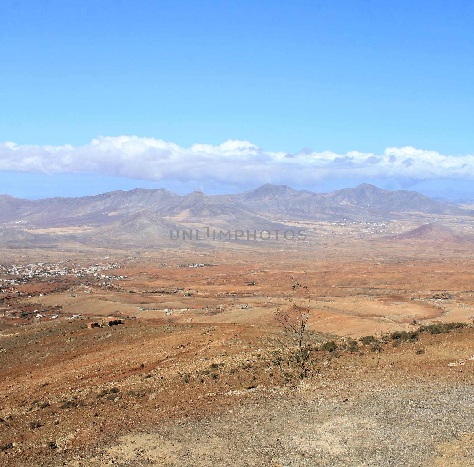 Mountain scenery landscape, Fuerteventura, Spain