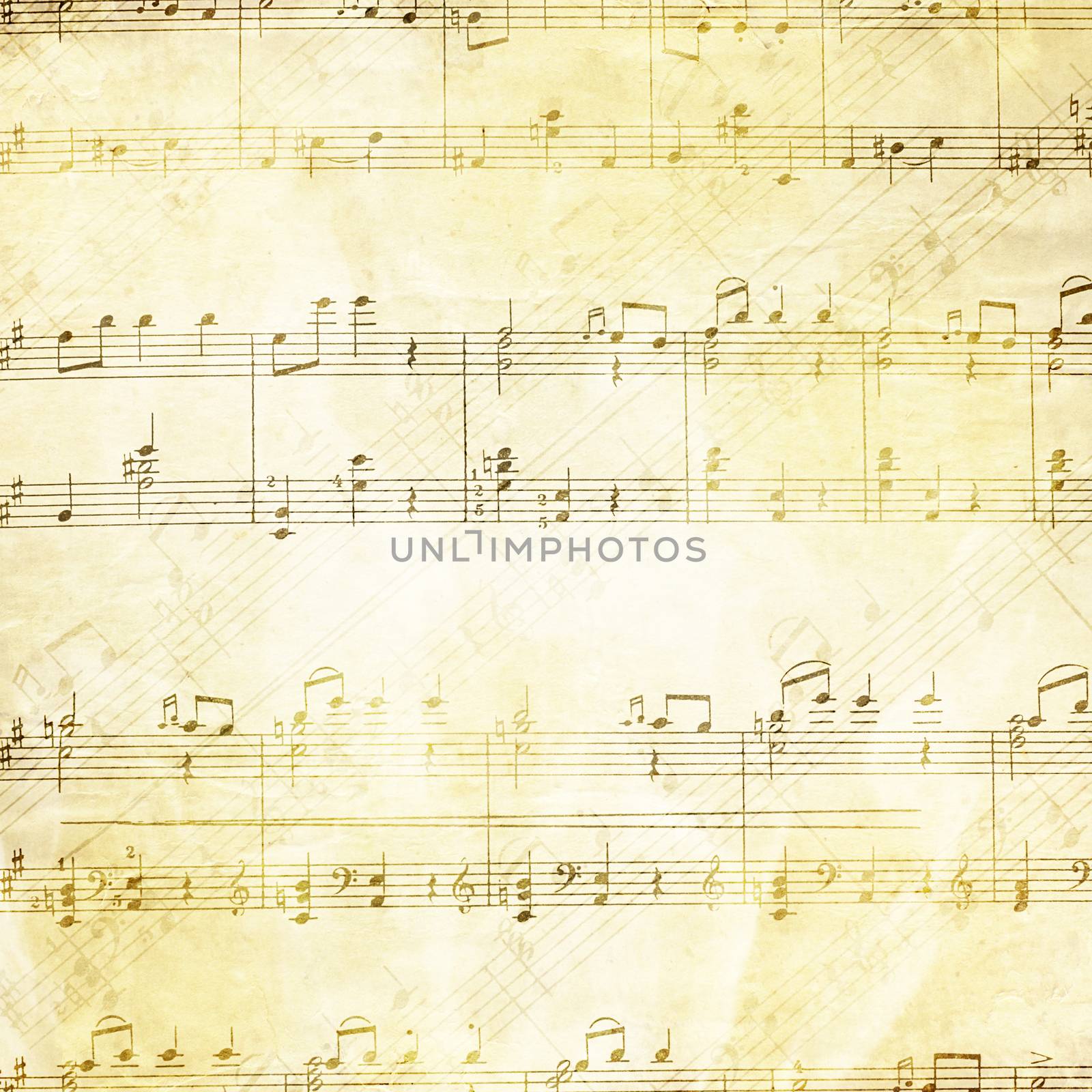 Music background in grunge style close up