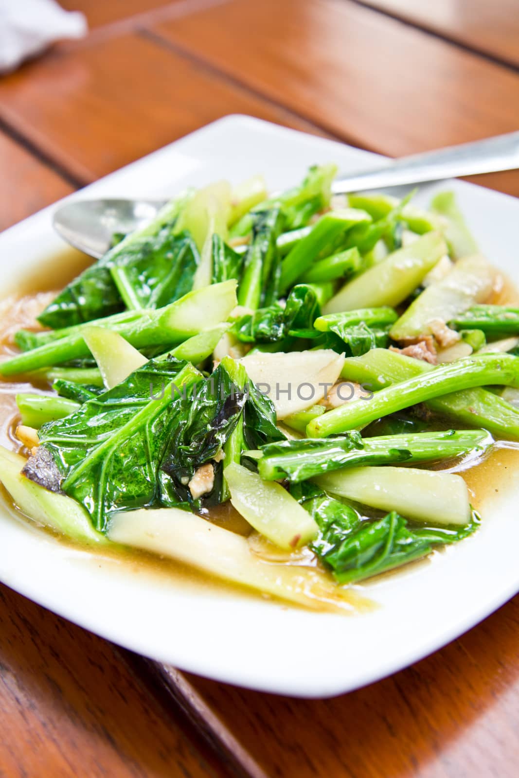 Healthy vegetable fried of Chinese style by tisskananat