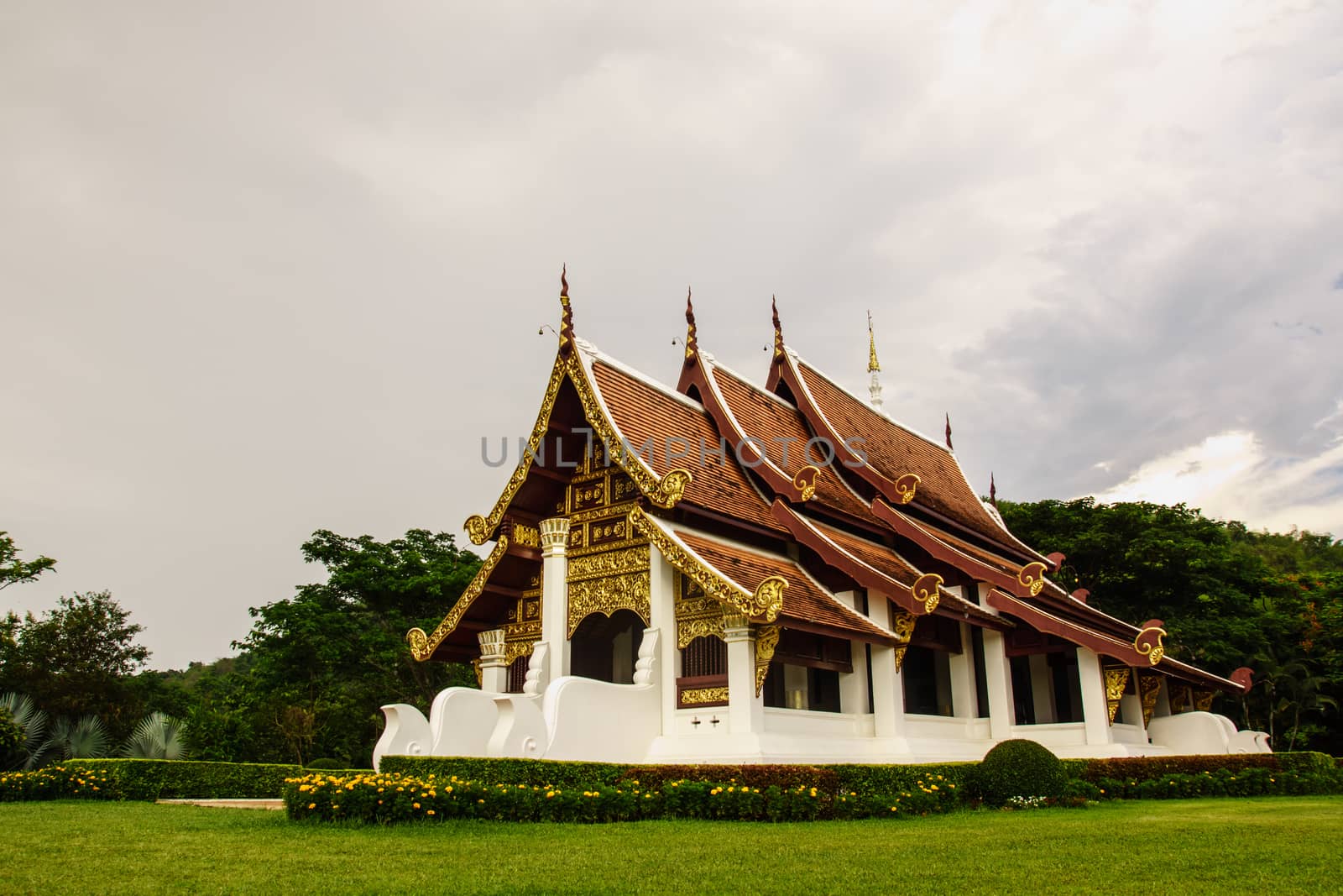 thai style pavilion at Chiangrai,Thailand