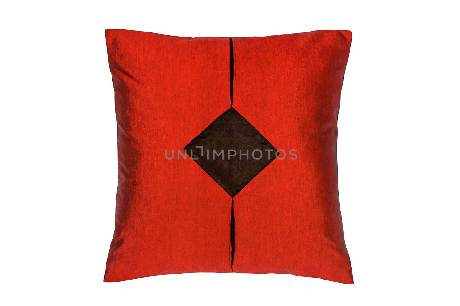 Pillow isolated on white background with clipping path