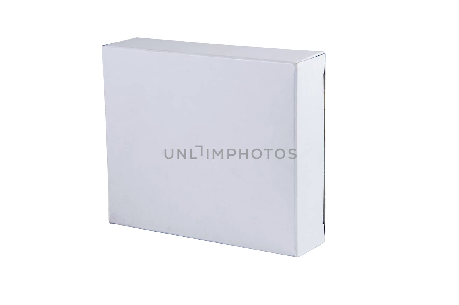 White box isolated by NuwatPhoto
