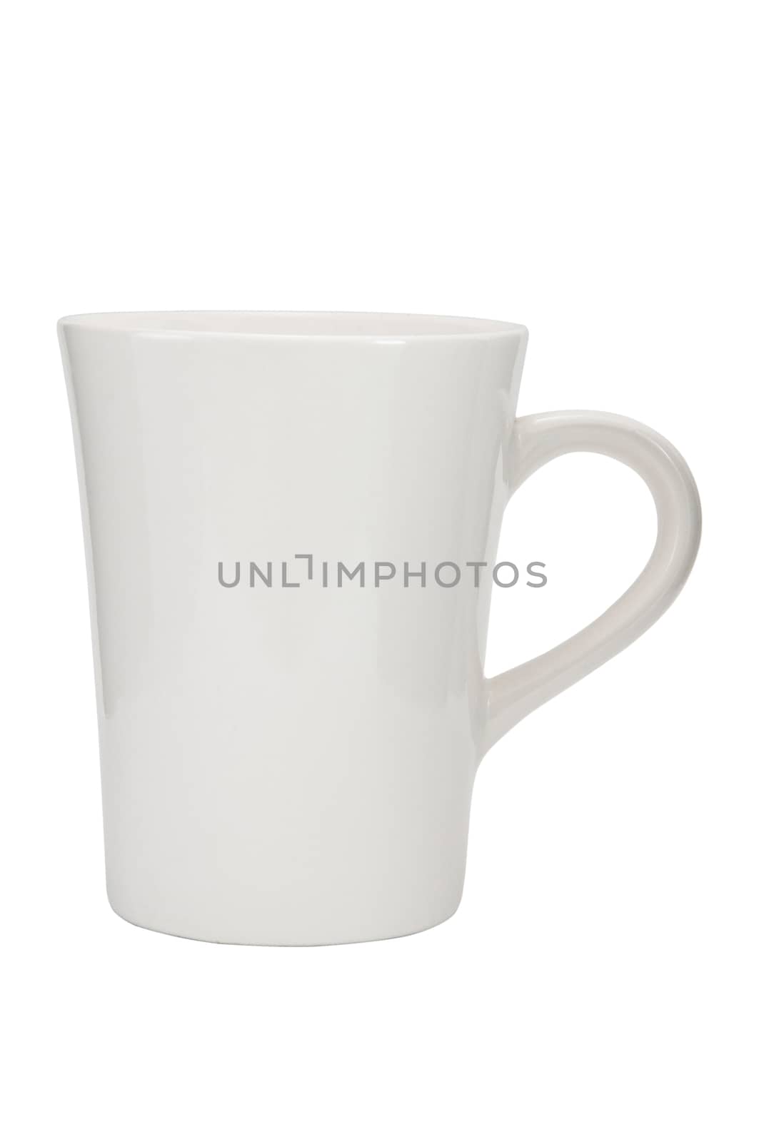 White ceramic cup by NuwatPhoto