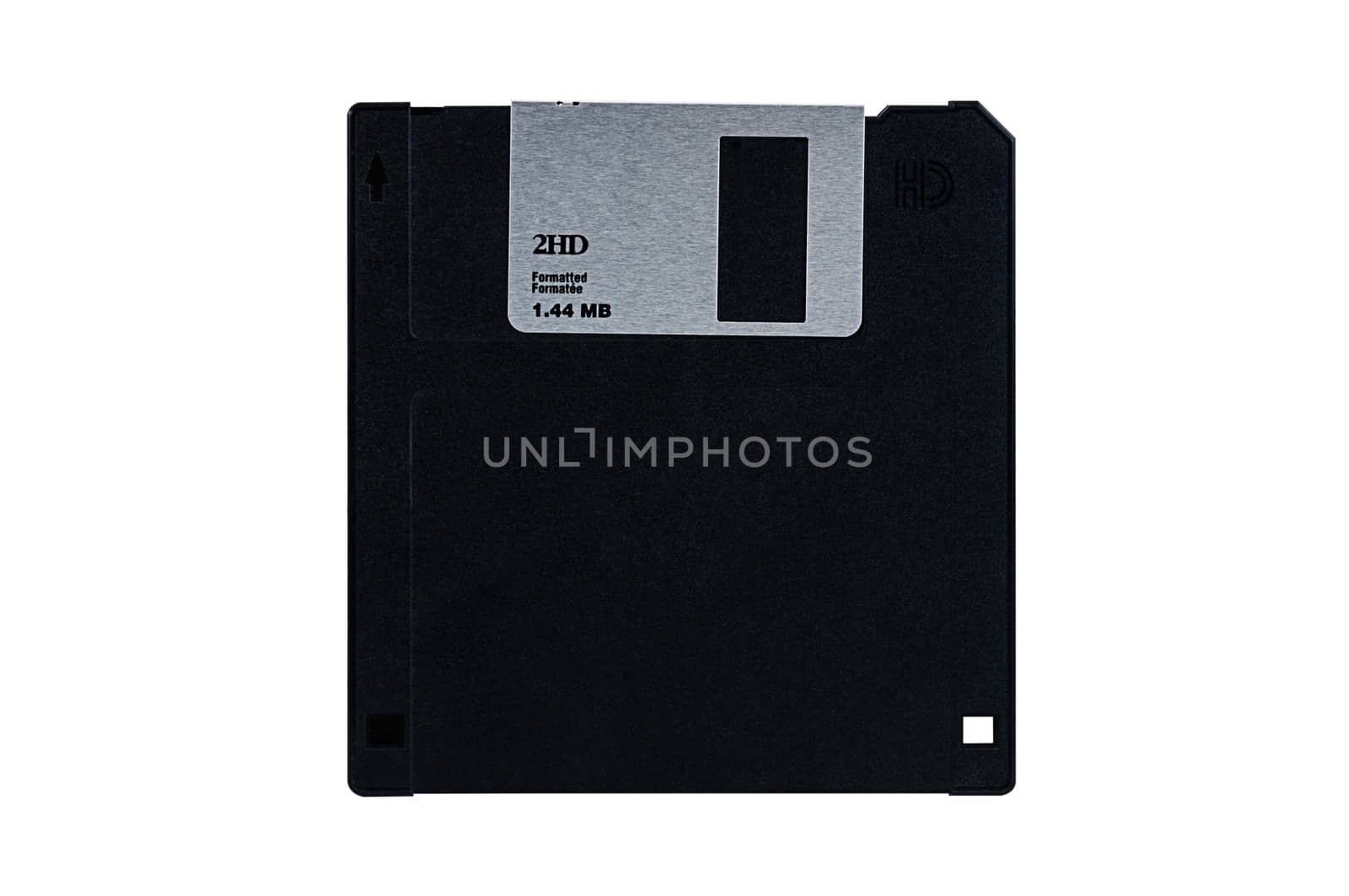 Floppy diskette isolated by NuwatPhoto