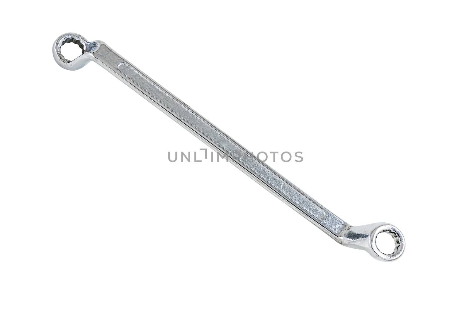 Wrench isolated on  white background with clipping path 