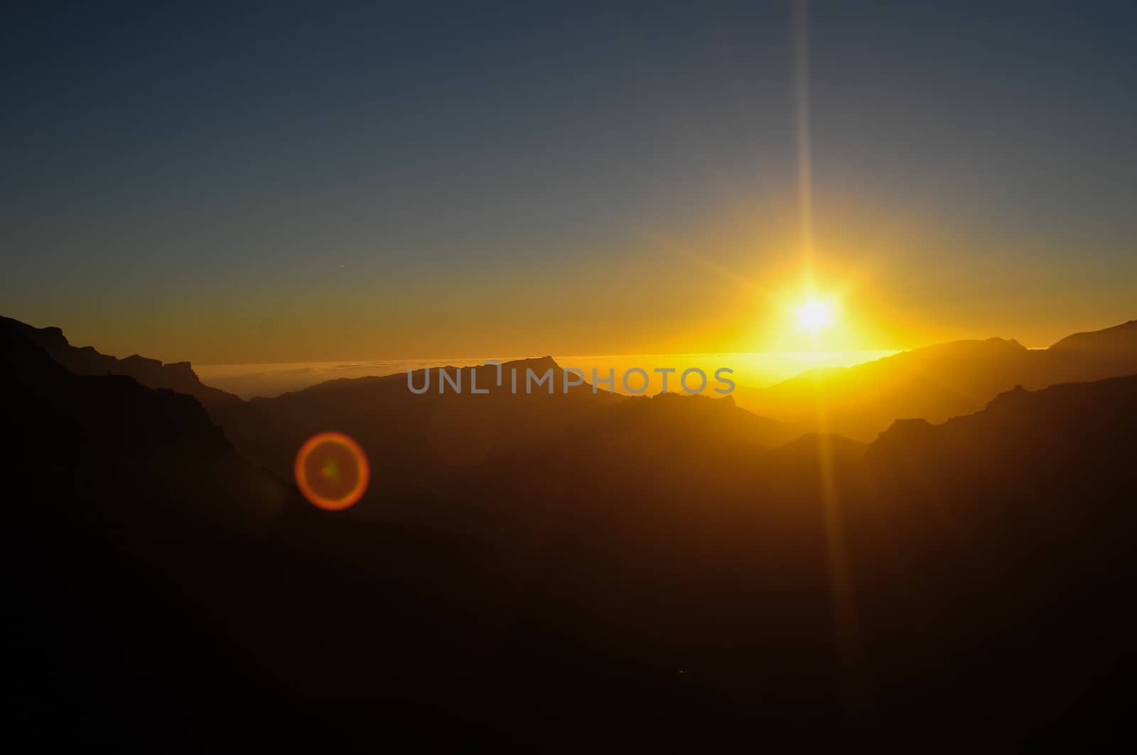 Sunset over the Mountains by underworld