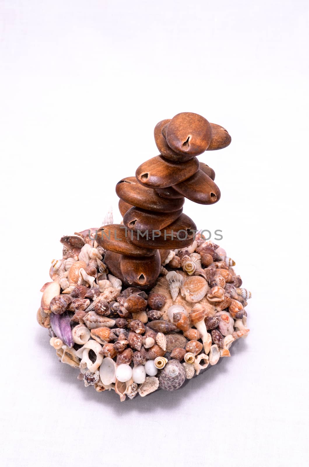Seashell Decorations Handmade Mini House Made of Shells
