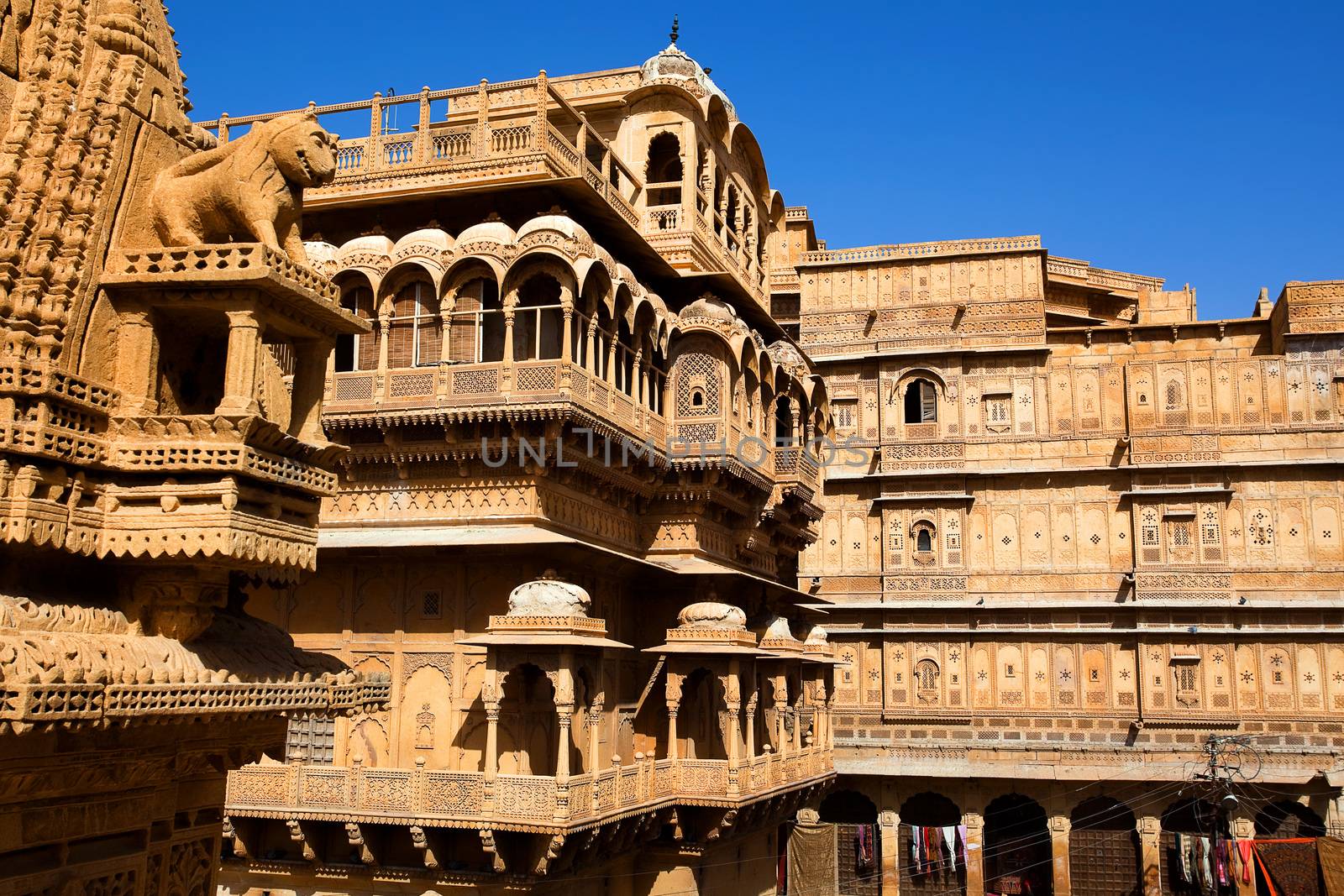 Raj Mahal royal palace of jaisalmer by PIXSTILL