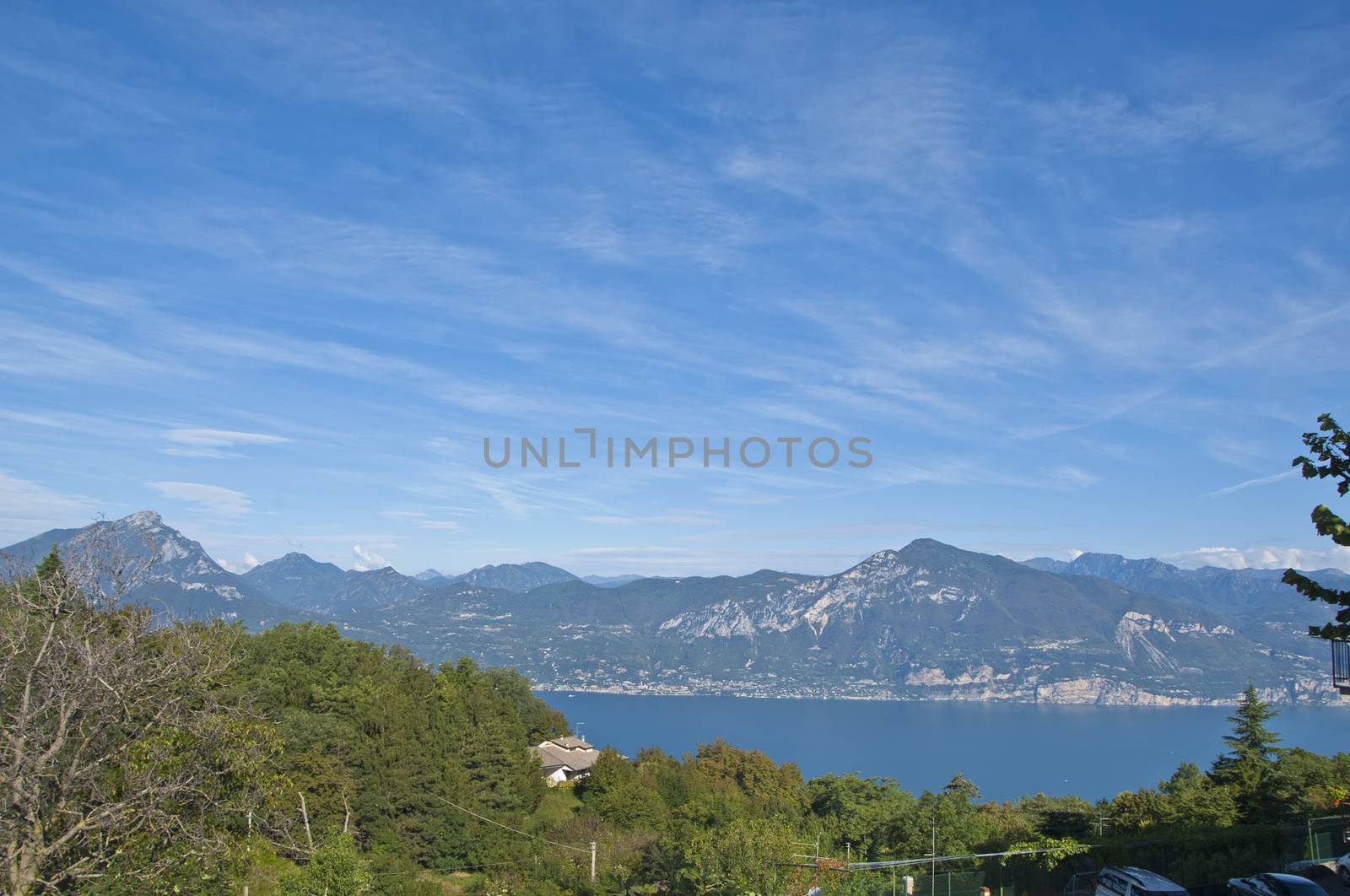Panoramic view. Lago di Garda
