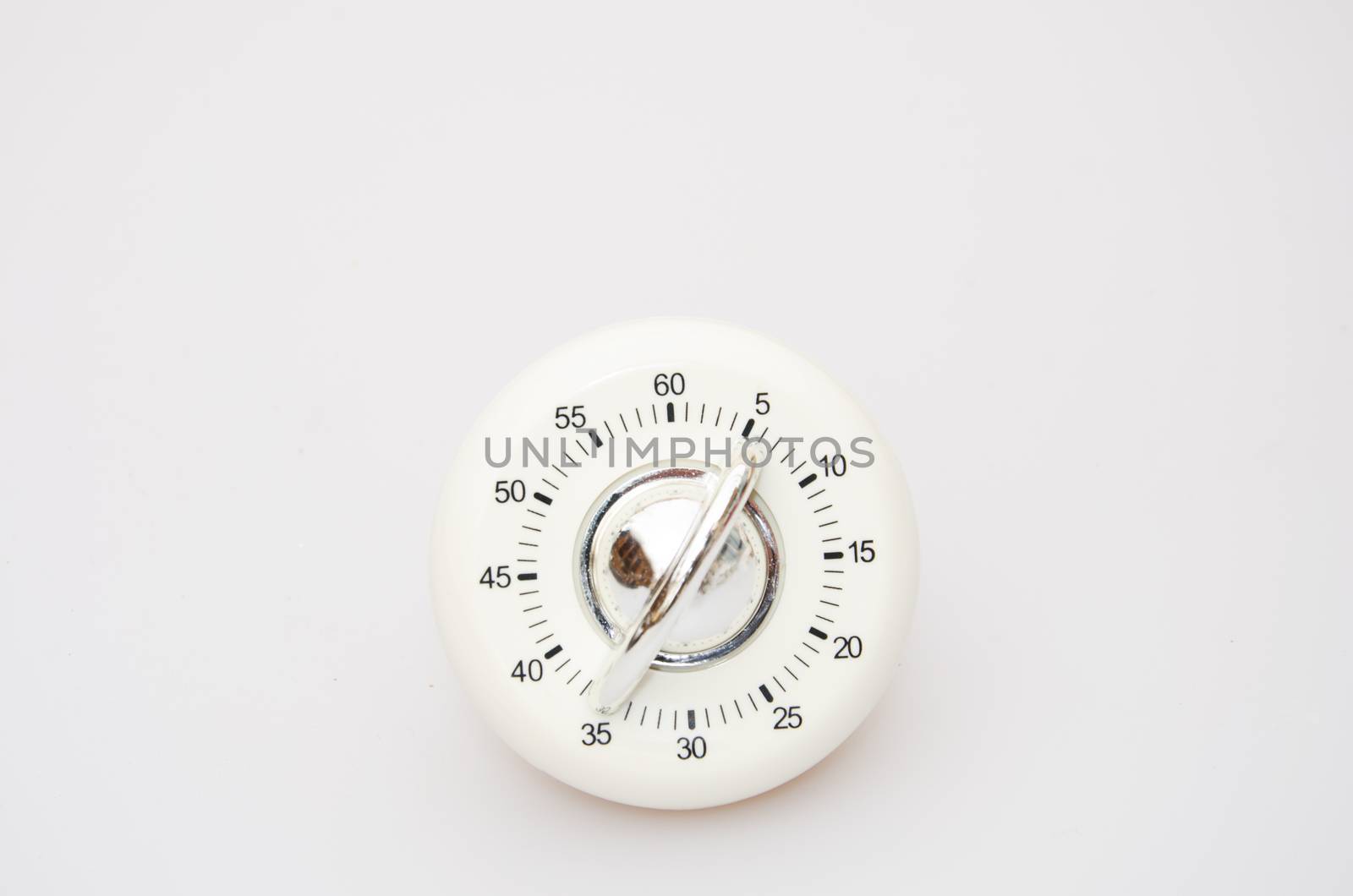 White Kitchen timer