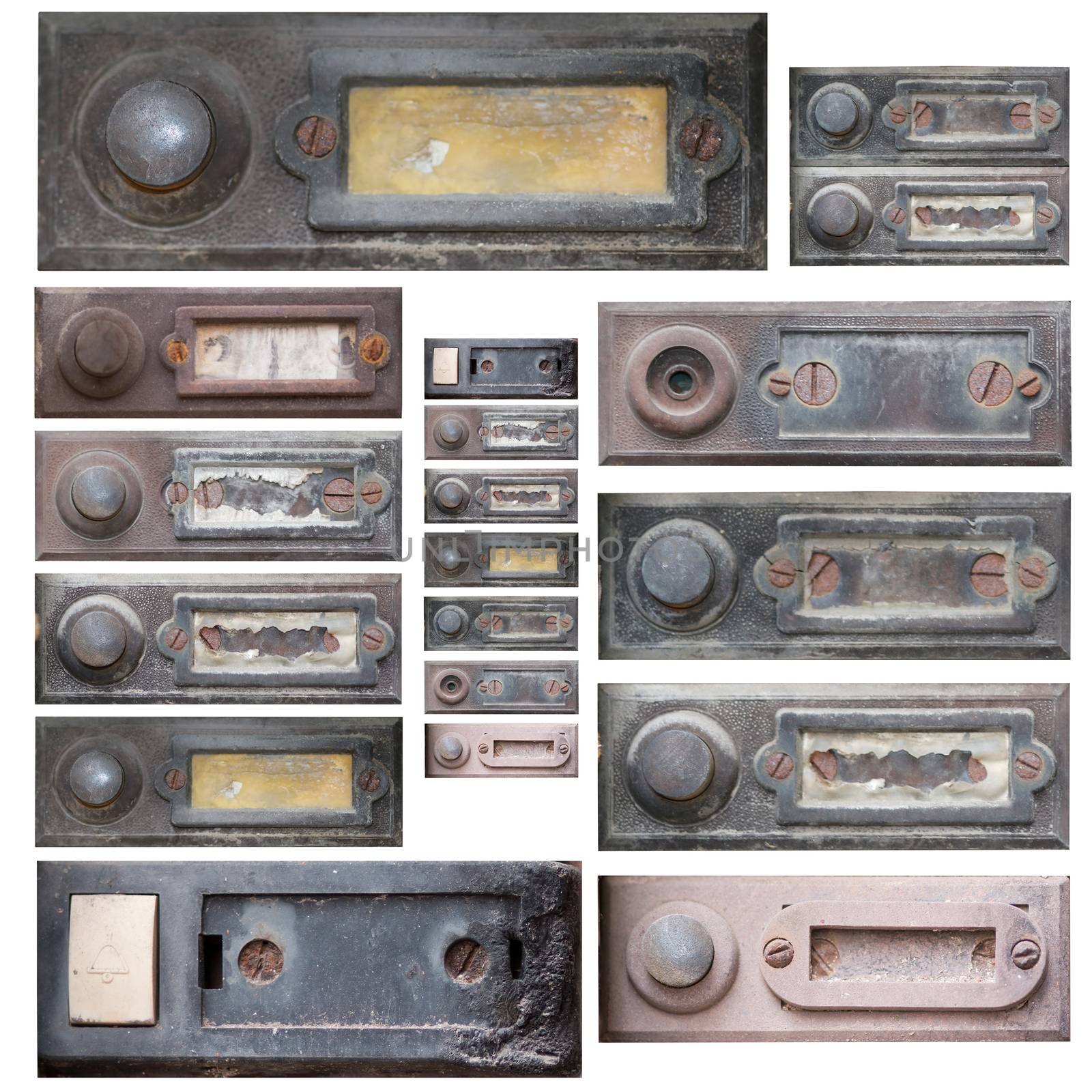 set of the old doorbells by Mibuch