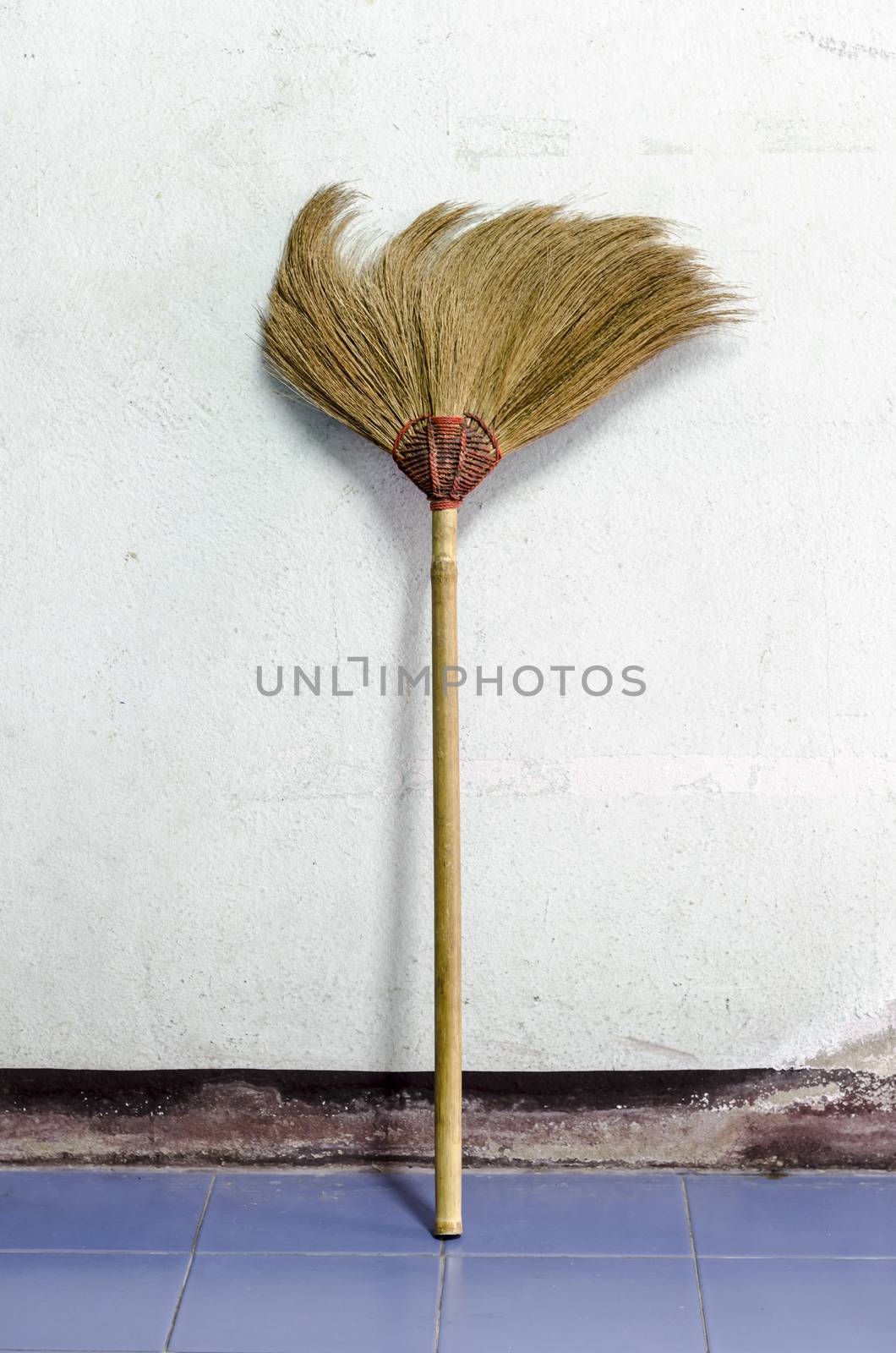broom for cleaning in house