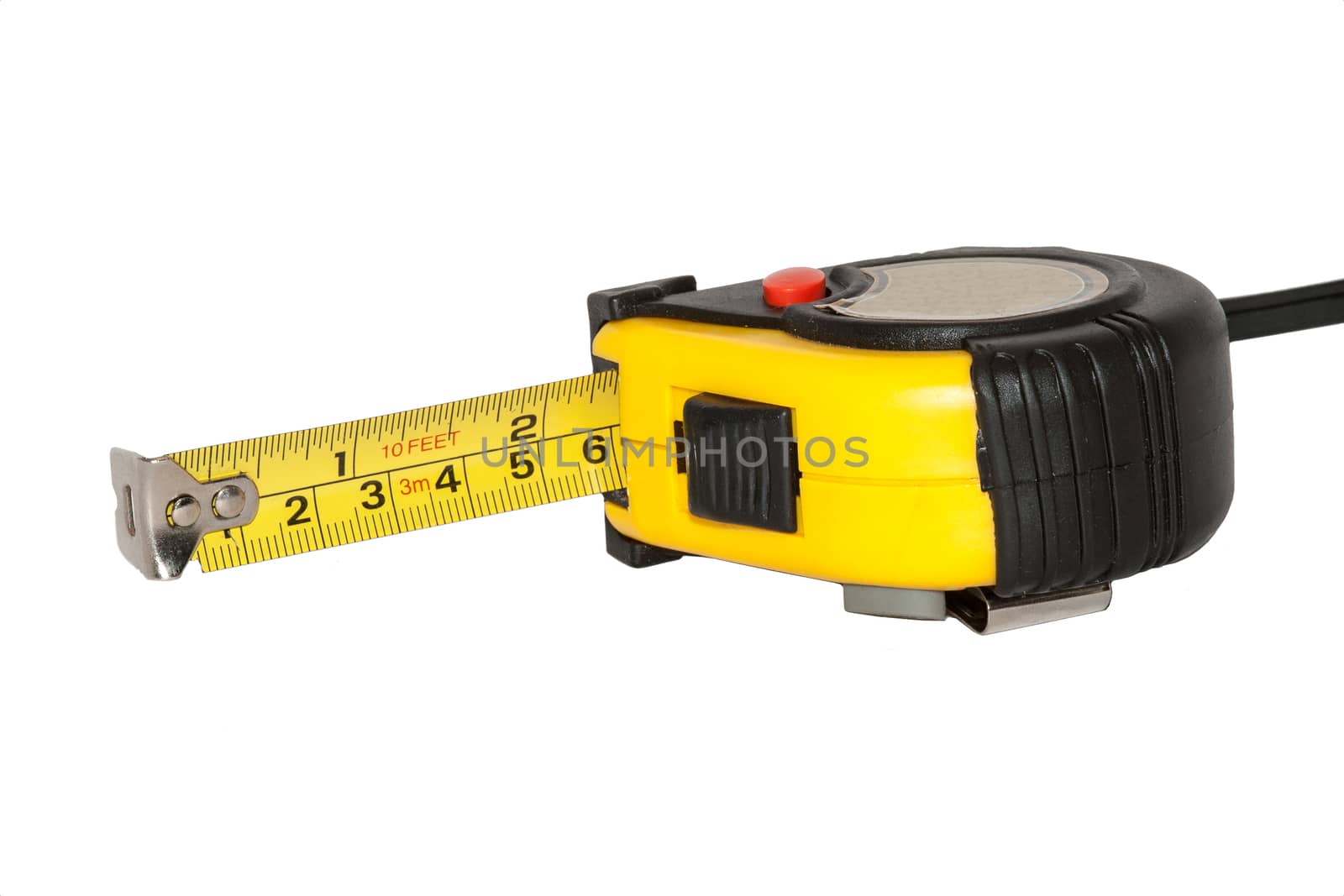 Measuring tool with dual scale (metric and imperial units)