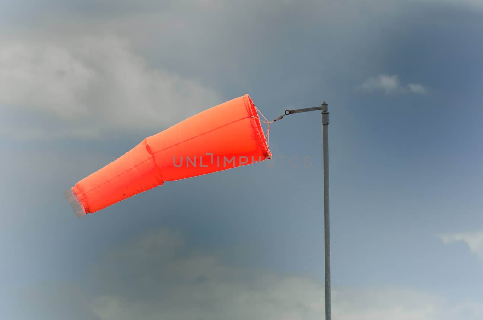 wind sock with cloud background by pauws99