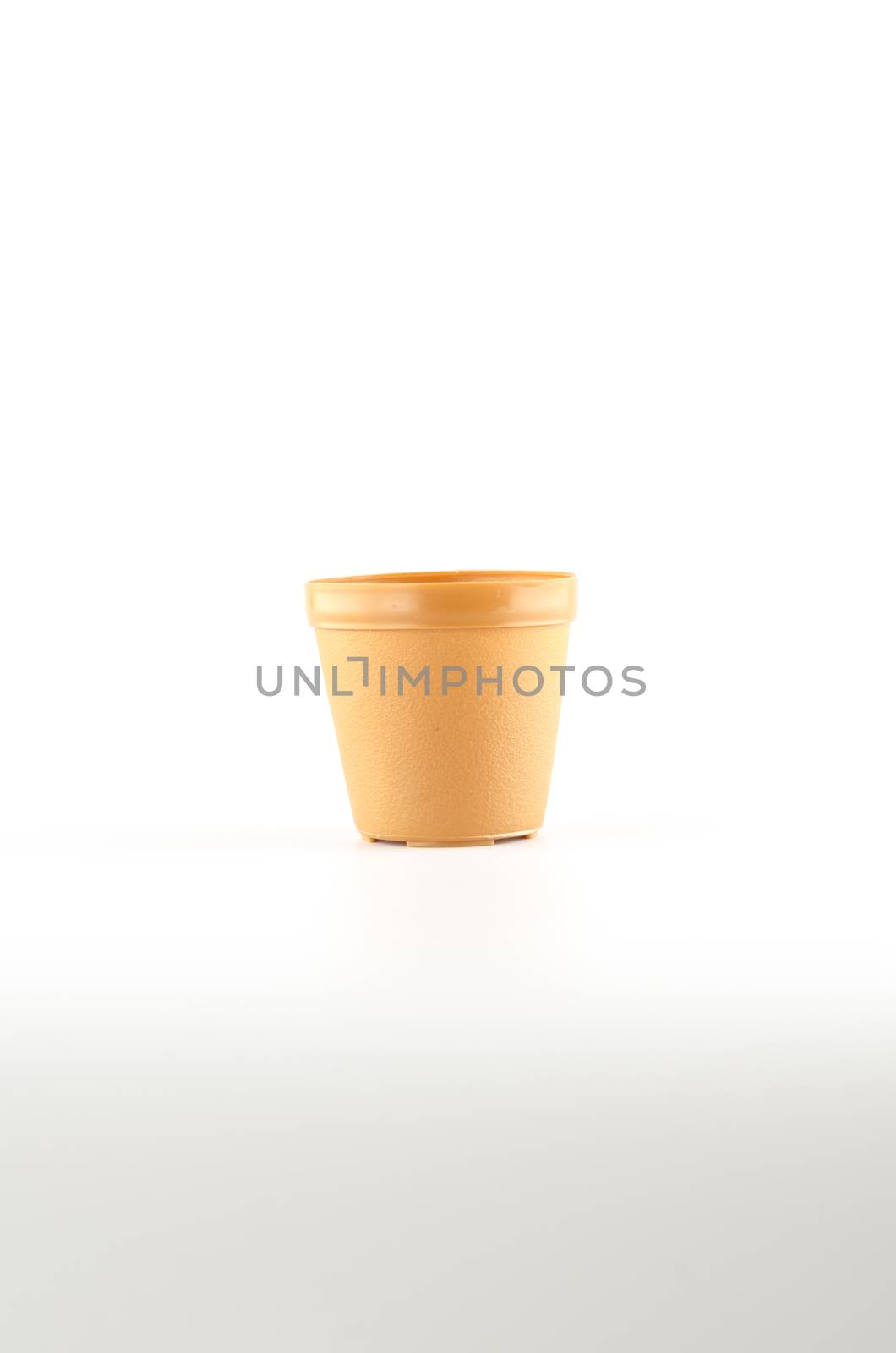 flowerpot on a white background